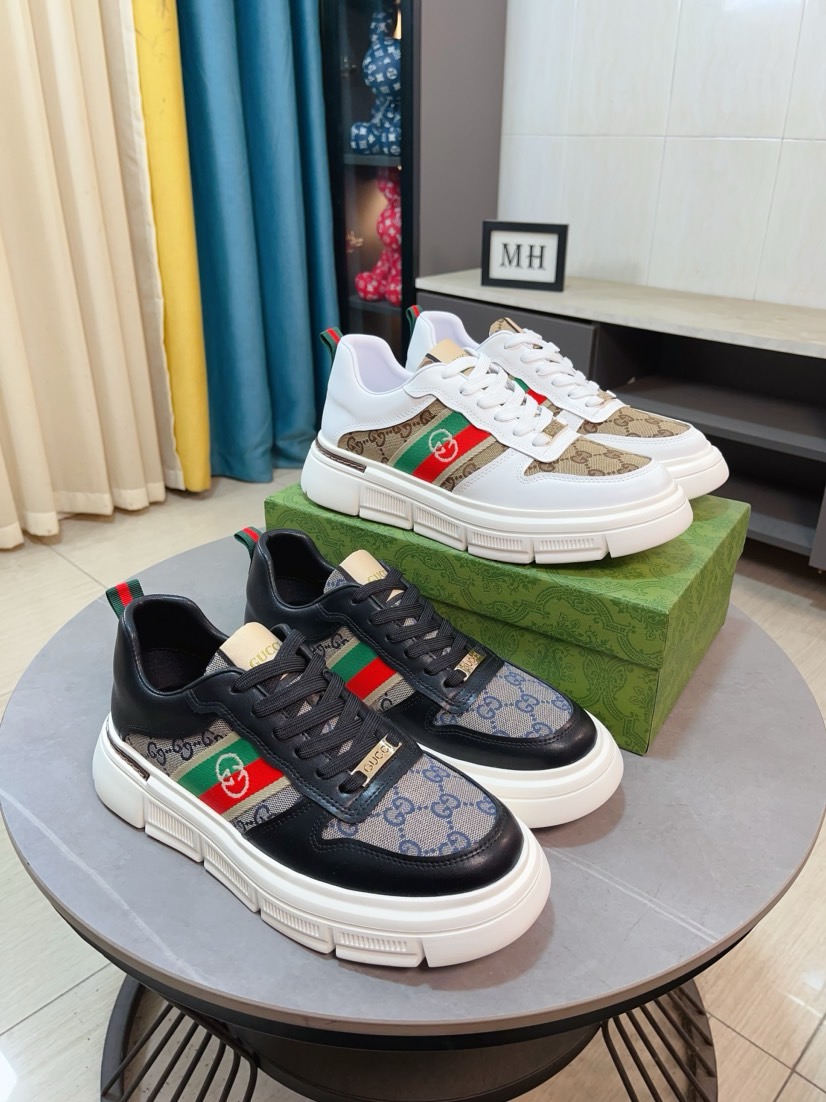 NO:780686,GUCCI [Gucci] new high-end brand of men's shoes, the latest fashionable casual men's shoes, a trendy and versatile style, relaxed sports style, uppers imported from Italy, first-layer cowhide, genuine leather lining and ultra-fine workmanship. Original personalized fashionable rubber wear-resistant outsole, light and comfortable on the foot, size 38-44,,gucci,cowhide19860909GUCCI【古奇】新款男鞋高端品牌,最新時尚休闲男鞋,潮流百搭之款,轻松运动风,鞋面意大利进口头层牛皮 真皮内里 加超精细做工.原版个性时尚橡胶耐磨大底,上脚轻巧舒适,码数38-44,,gucci,cowhide,Men's shoes