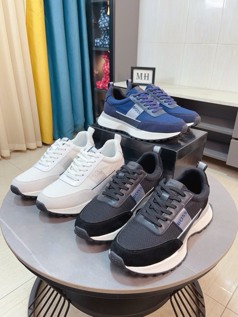 NO:930357,[boss] Become a fashion darling that never ends with its classic design, classic casual style. The upper is made of top-grade suede leather with waterproof cloth, and the brand logo is embellished to highlight the brand charm; the first layer of genuine leather is [sun][sun] brand-specific outsole, wear-resistant, lightweight, size: 38-44,19860909【boss】 以经典的设计成为永不落幕的时尚宠儿,经典的休闲造型.鞋面采用顶级反绒皮搭配防水布 品牌logo点缀 彰显品牌魅力；头层真皮里[太阳][太阳]品牌专用大底,耐磨,轻便,码数:38-44,,Men's shoes
