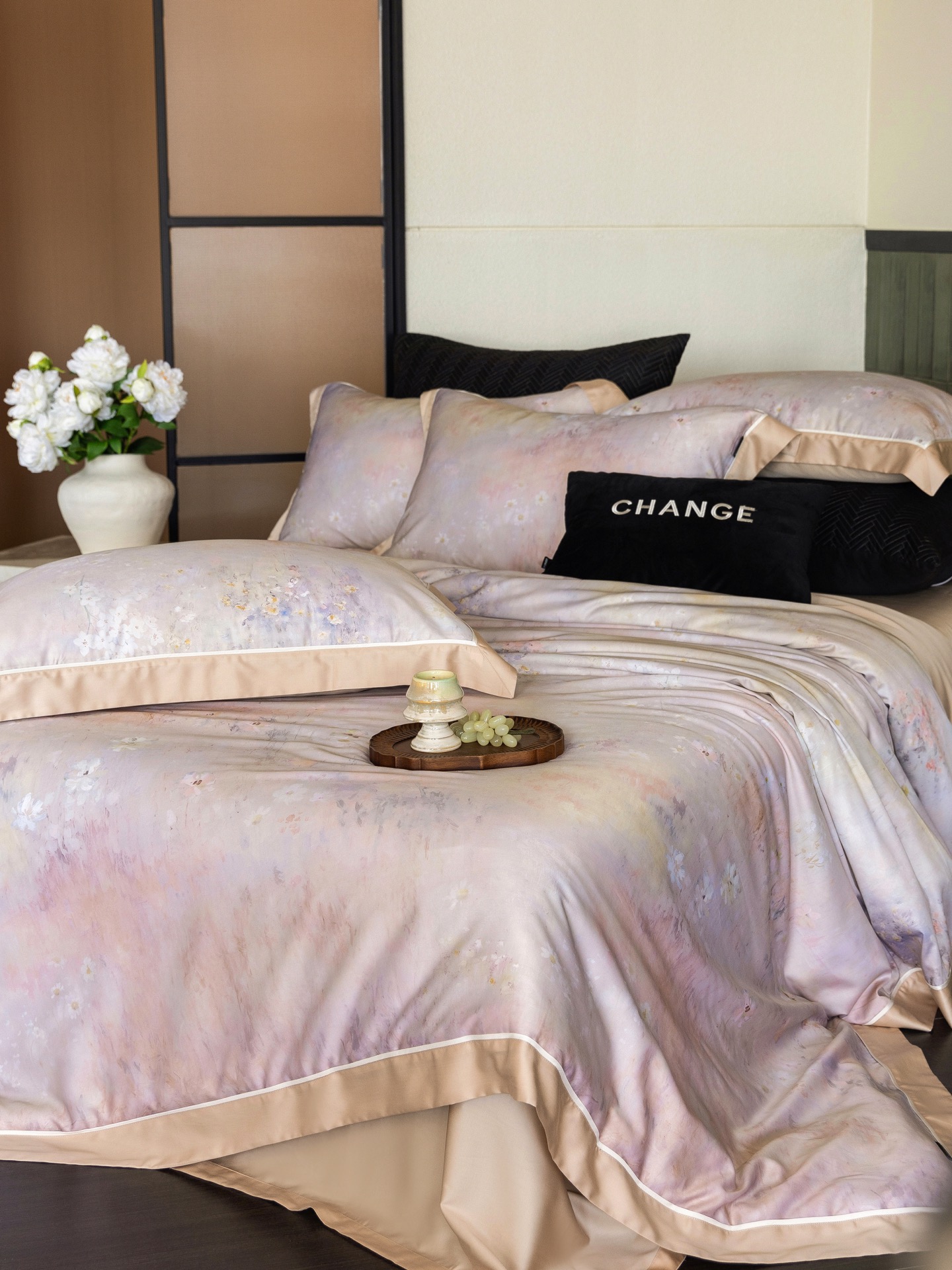 Elegant 100% Tencel Cotton Bedding Set - Luxurious Comfort and Style 6 i1758222195829 3220 0 4