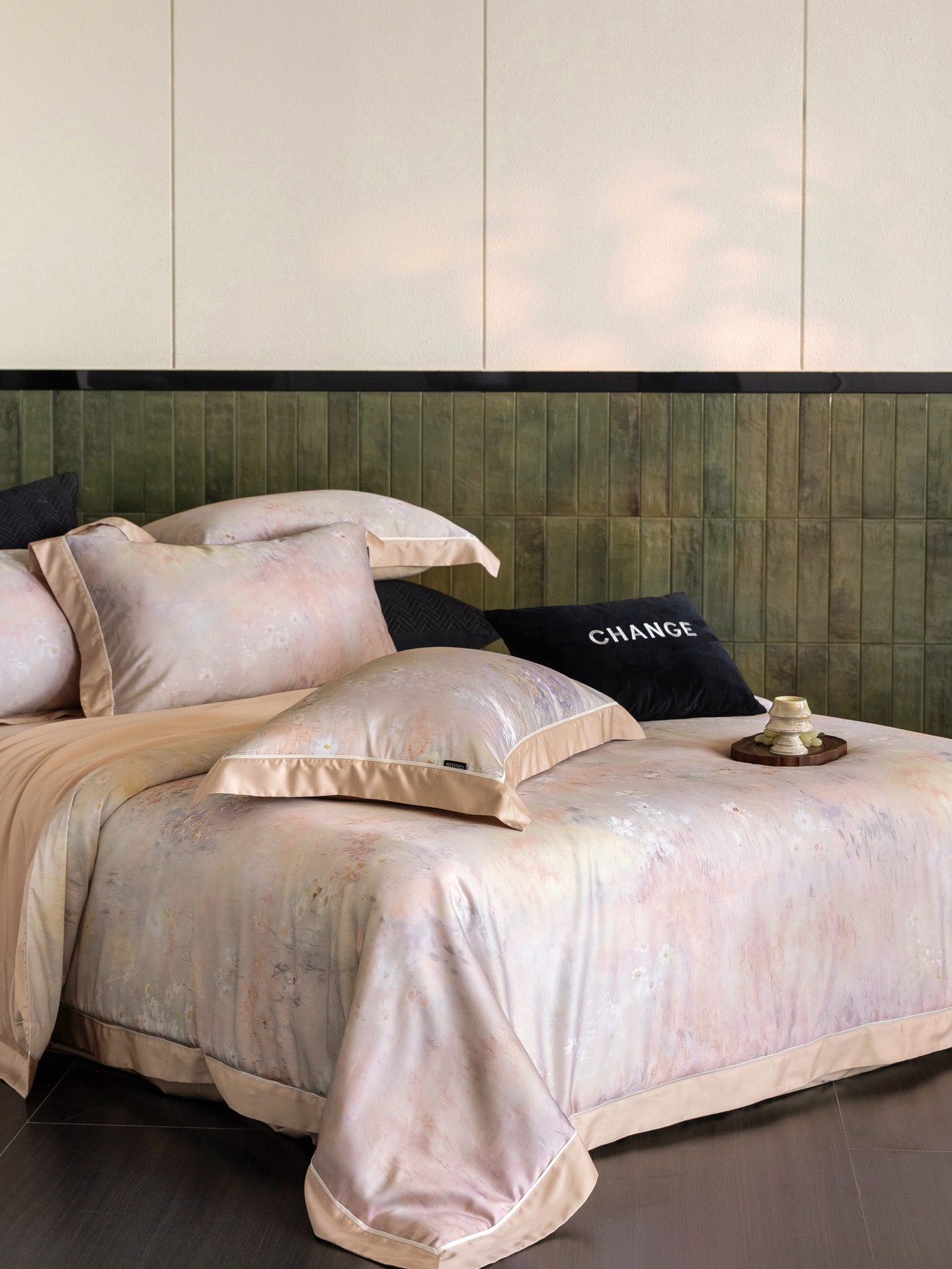Elegant 100% Tencel Cotton Bedding Set - Luxurious Comfort and Style 3 i1758222198283 9705 0 1