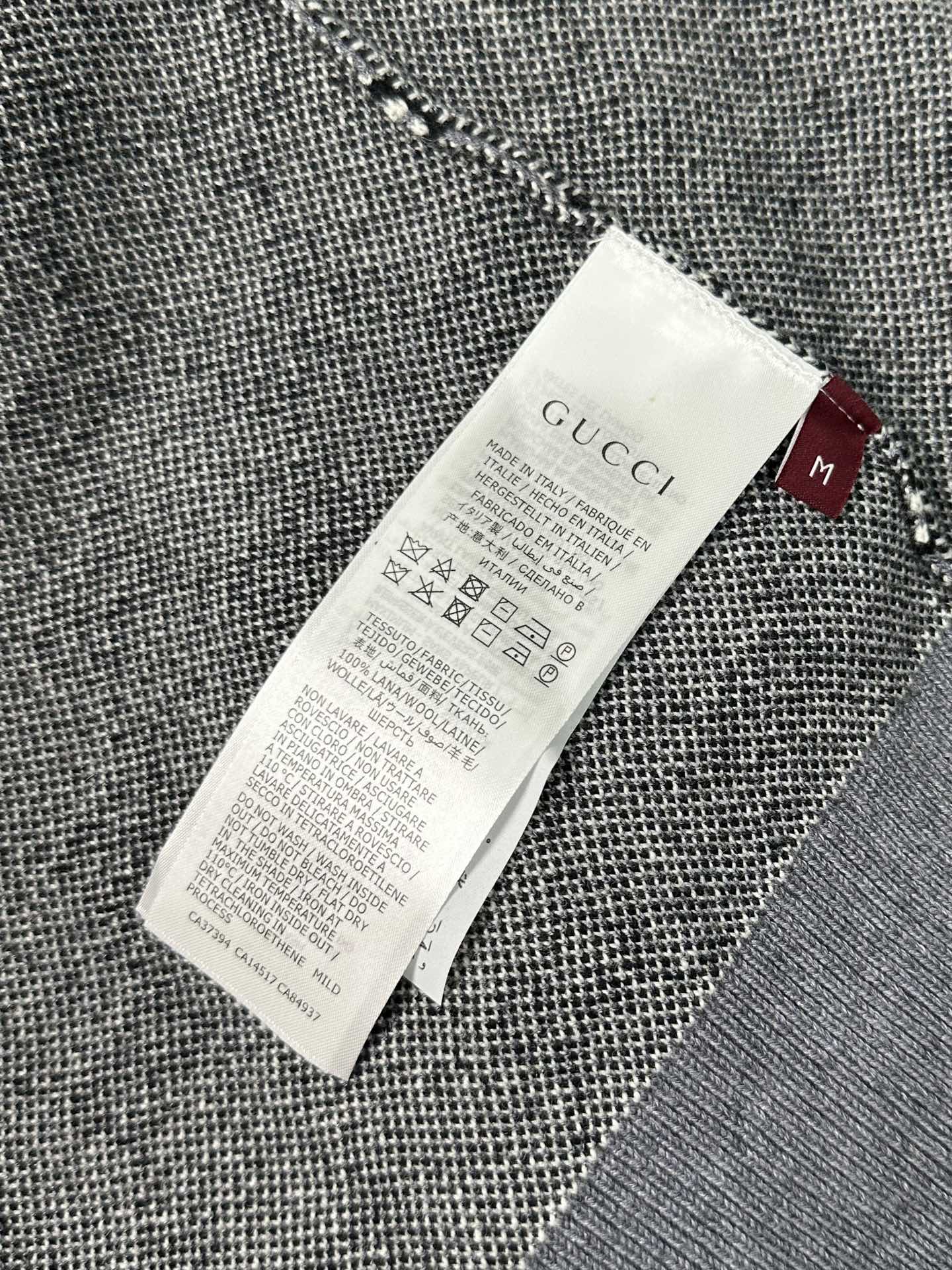 DW R036 Gucci Gucci knitting wool and jackets. Colour: Grey, Blue Size: S M L - 图片 9