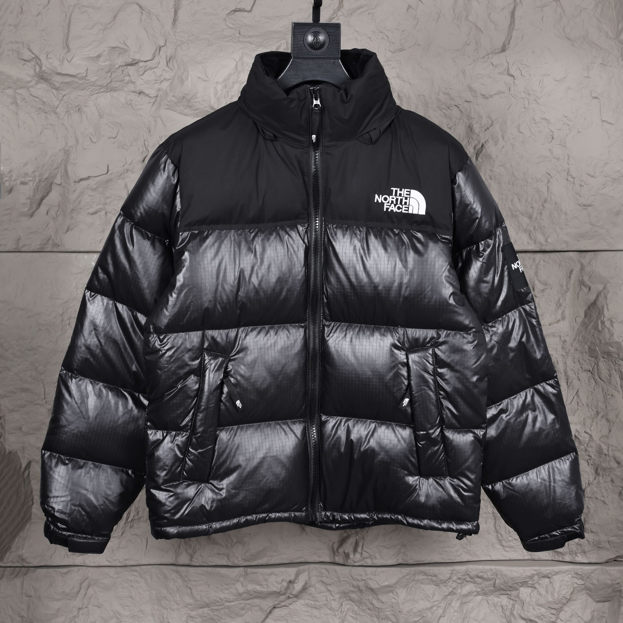 The North Face Clothing Down Jacket Buy Cheap Replica
 Black Embroidery