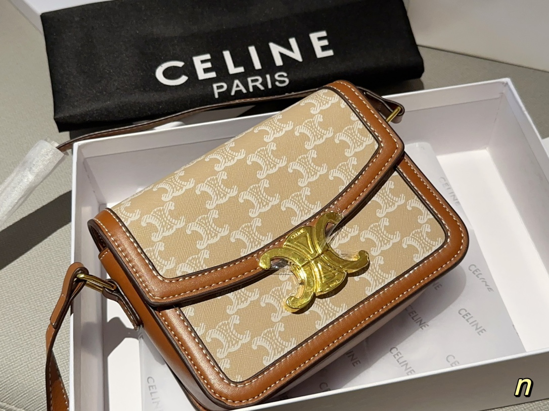 Celine Fake
 Messenger Bags Beige