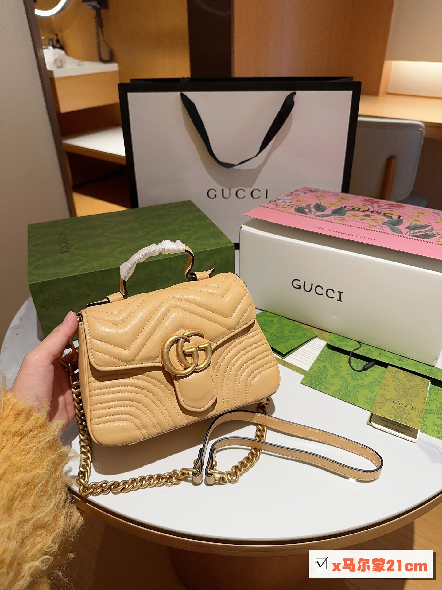 Gucci Marmont Handbags Crossbody & Shoulder Bags Replica 1:1 High Quality
 Chains