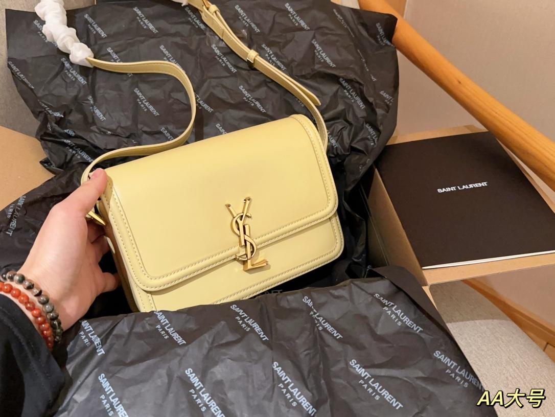 Yves Saint Laurent YSL Solferino Sacs Besace Quincaillerie en or