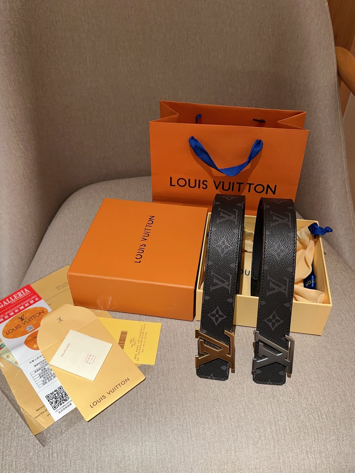 Louis Vuitton Haut
 Ceintures Hommes Cuir de vache