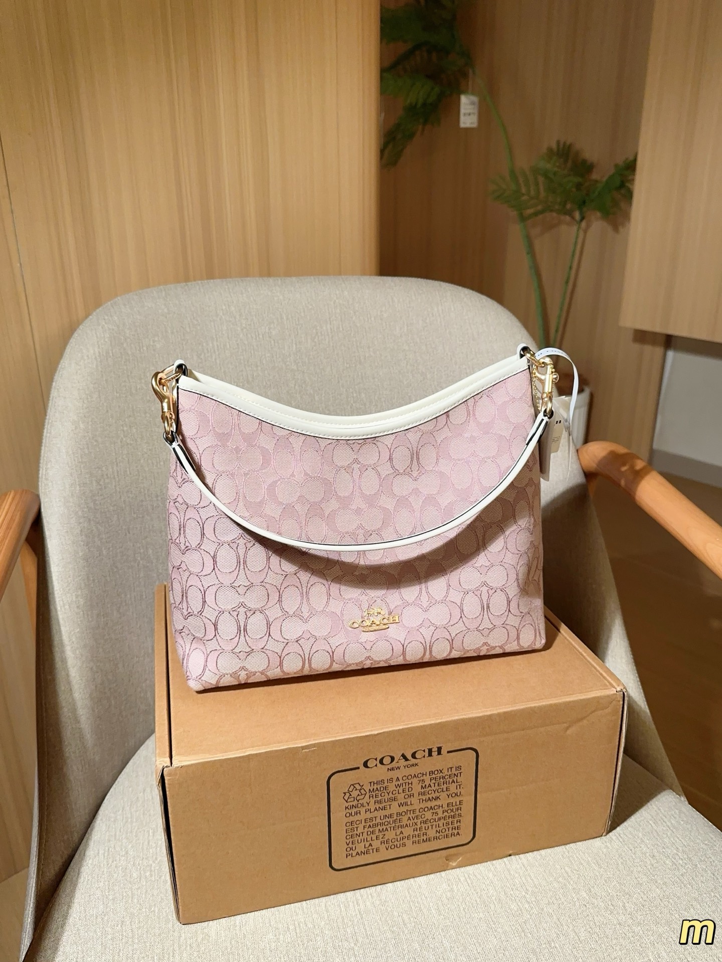 💰350 COACH蔻驰 新款七夕限定色~Laurel流浪包腋下包 尺寸:29×24×10 礼盒包装🎁