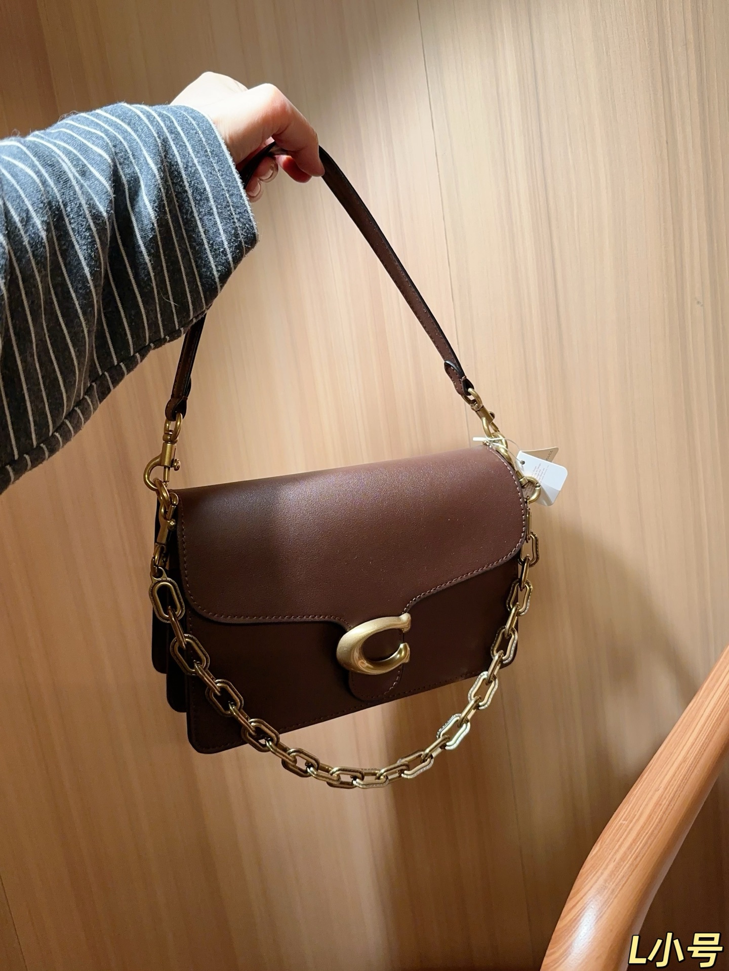Coach novedad chain tabby26 bolso Dióniso, tamaño 26 cm, empaque de regalo 🎁.