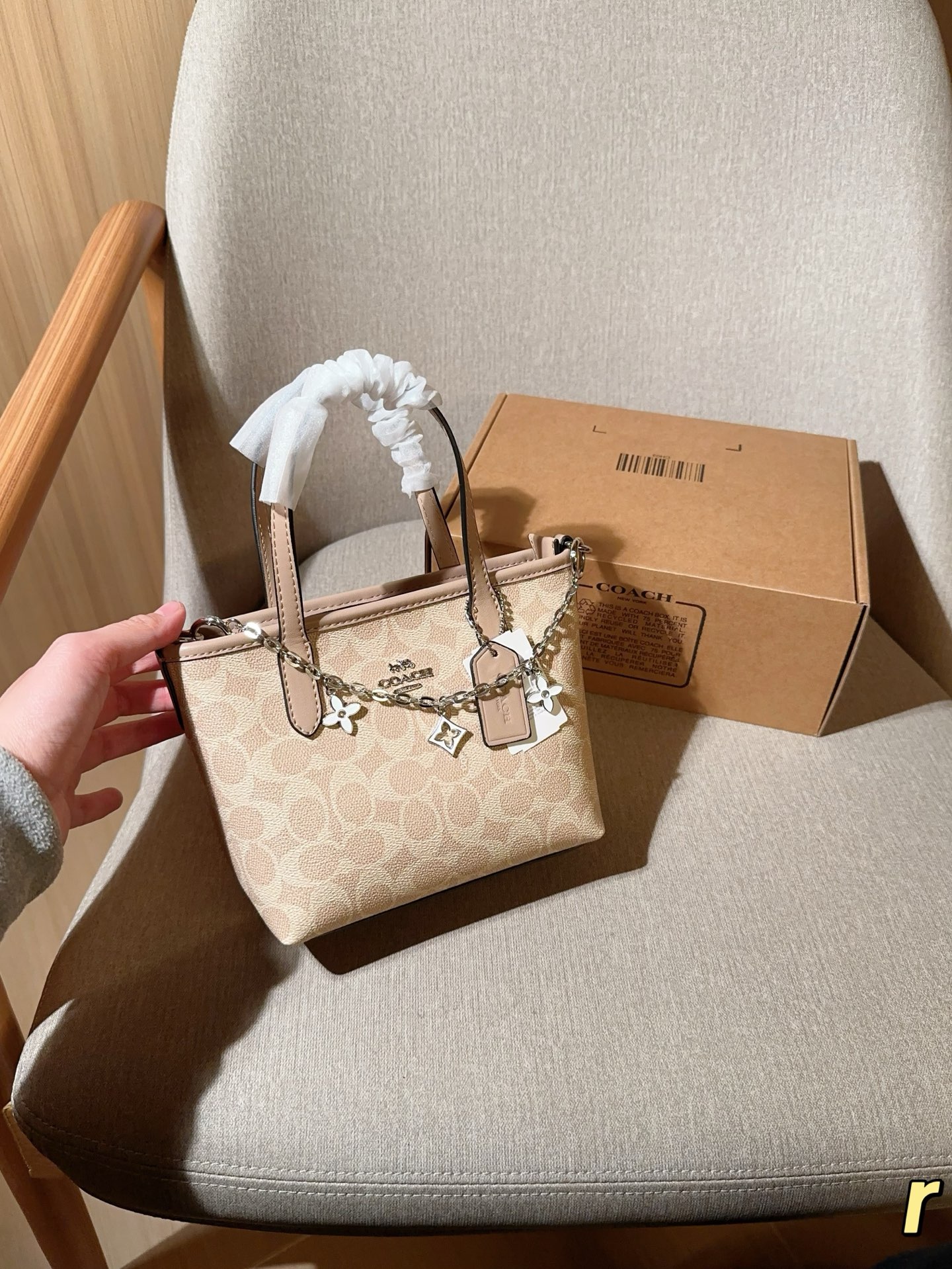 💰180
蔻驰coach
mini city tote菜篮子
迷你购物袋
尺寸18&times;16&times;9
礼盒包装🎁