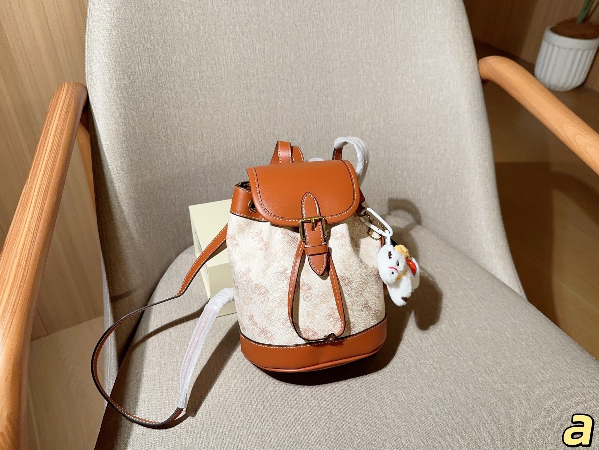 255 | Coach/coach | Harper Mini Mini Backpack | Size: 16×19×9 | Gift Box Packaging