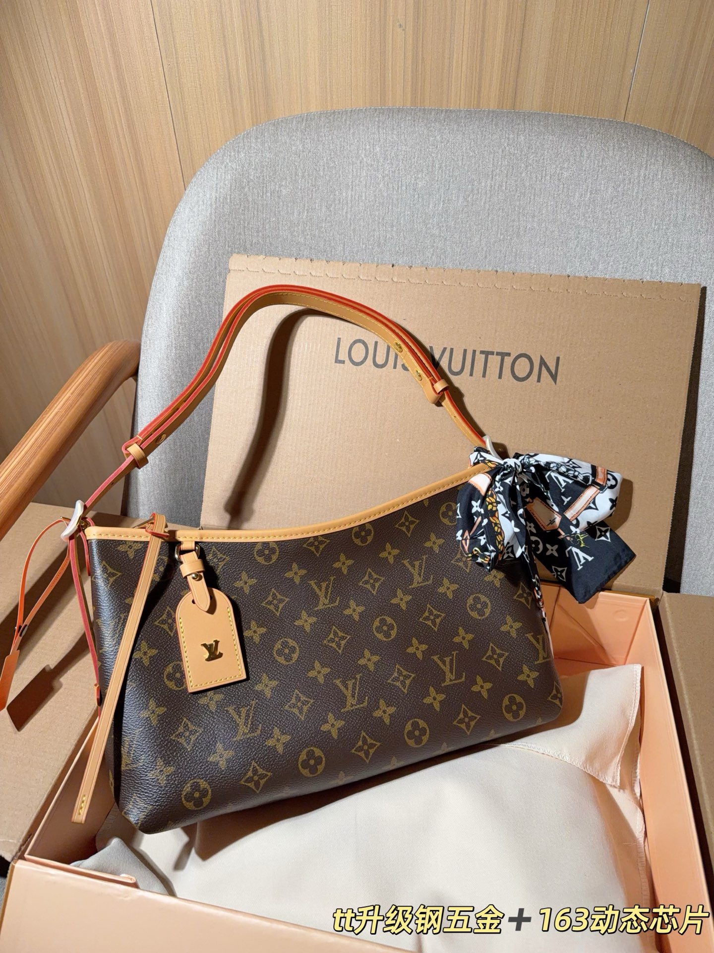 255 | Upgraded Steel Hardware 163 Dynamic Chip | Lv Louis Vuitton | The New Carryall Returns To The Horizontal Version With An Extra Zipper And Can Adjust The Length Of The Armpit Bag. Small Version Of The Carryall | Size 33×21×9 | Gift Box Packaging Airplane Case️tt