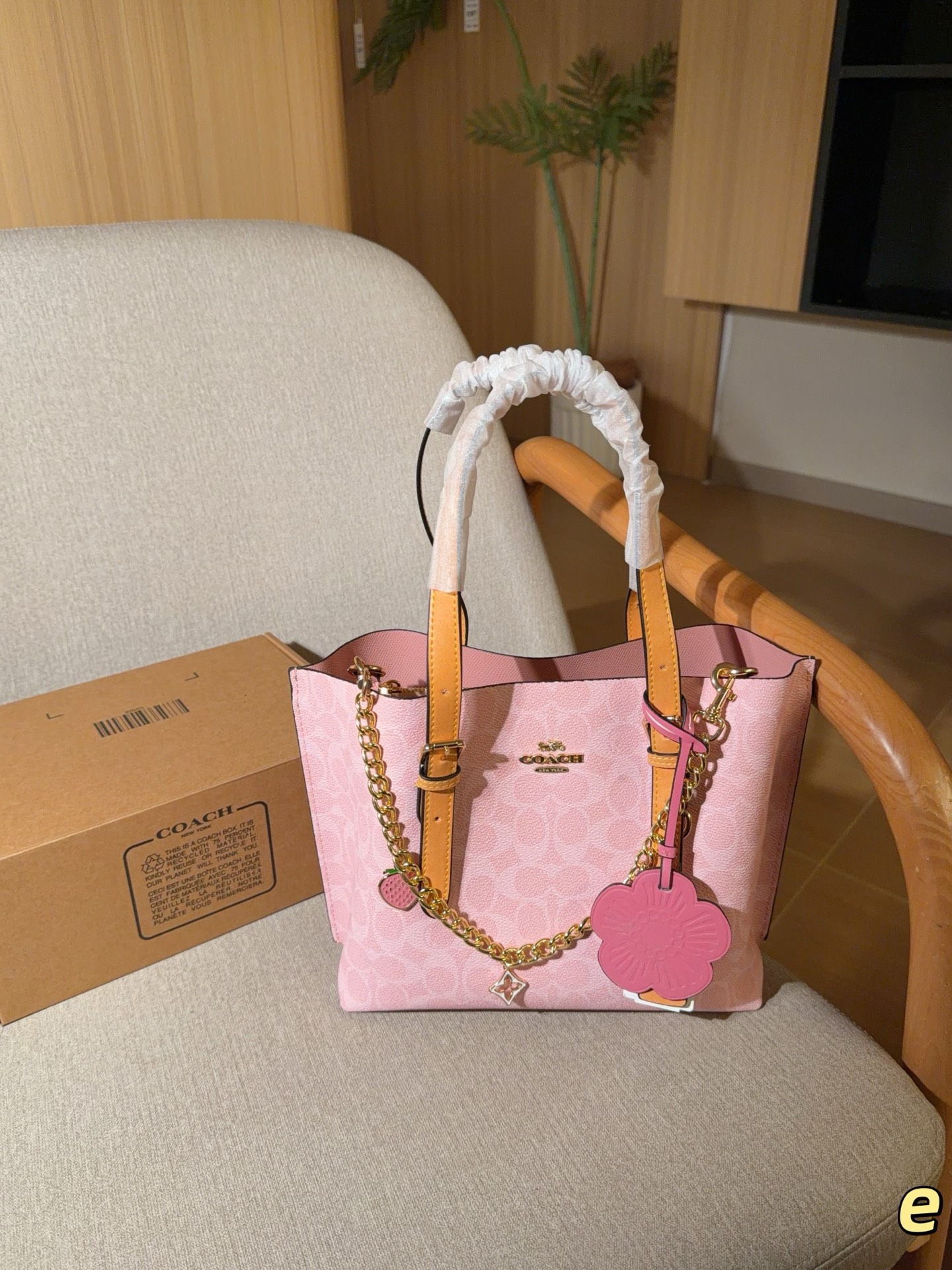 255 | Coach | Classic Mollie No. 25 Tote | Willow No. 24 Tote Armpit Adjustable Tote Shopping Bag | Size 25×20×9 | Gift Box Packaginge