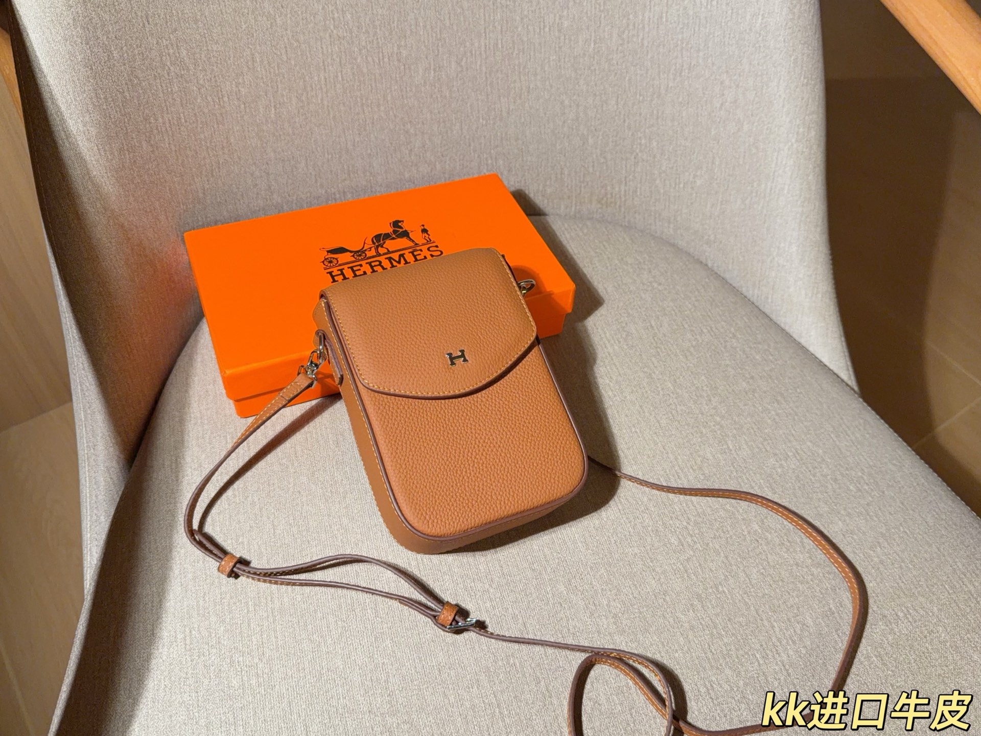 Hermes White crossbody everyday