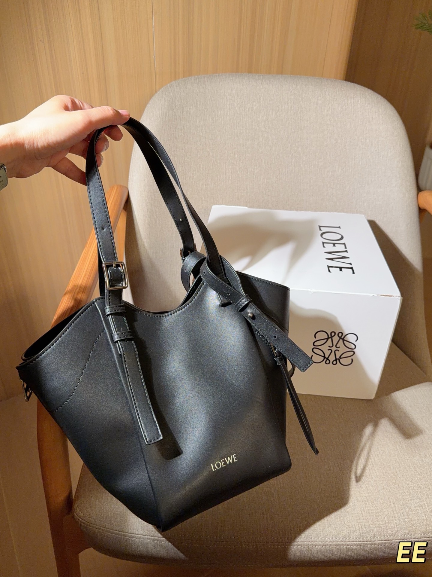 Loewe Black small tote