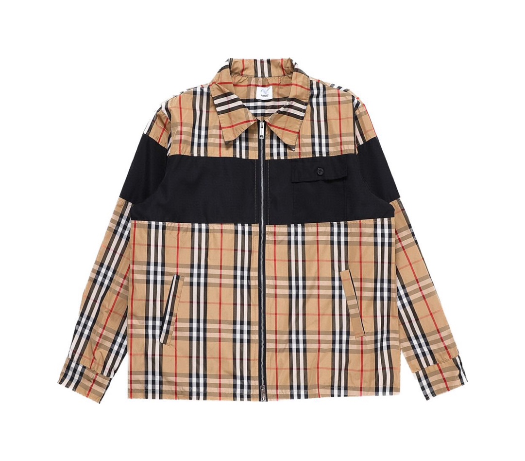 Burberry Clothing Coats & Jackets High Quality Replica
 Khaki Lattice