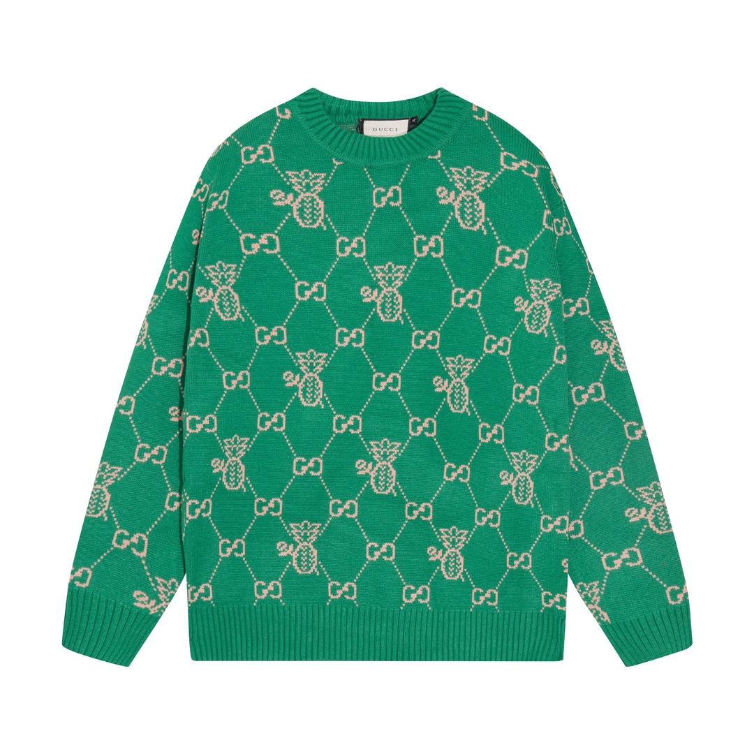 Fausse qualité
 Gucci Vêtements Sweatshirts Vert Cadre en bois à carreaux