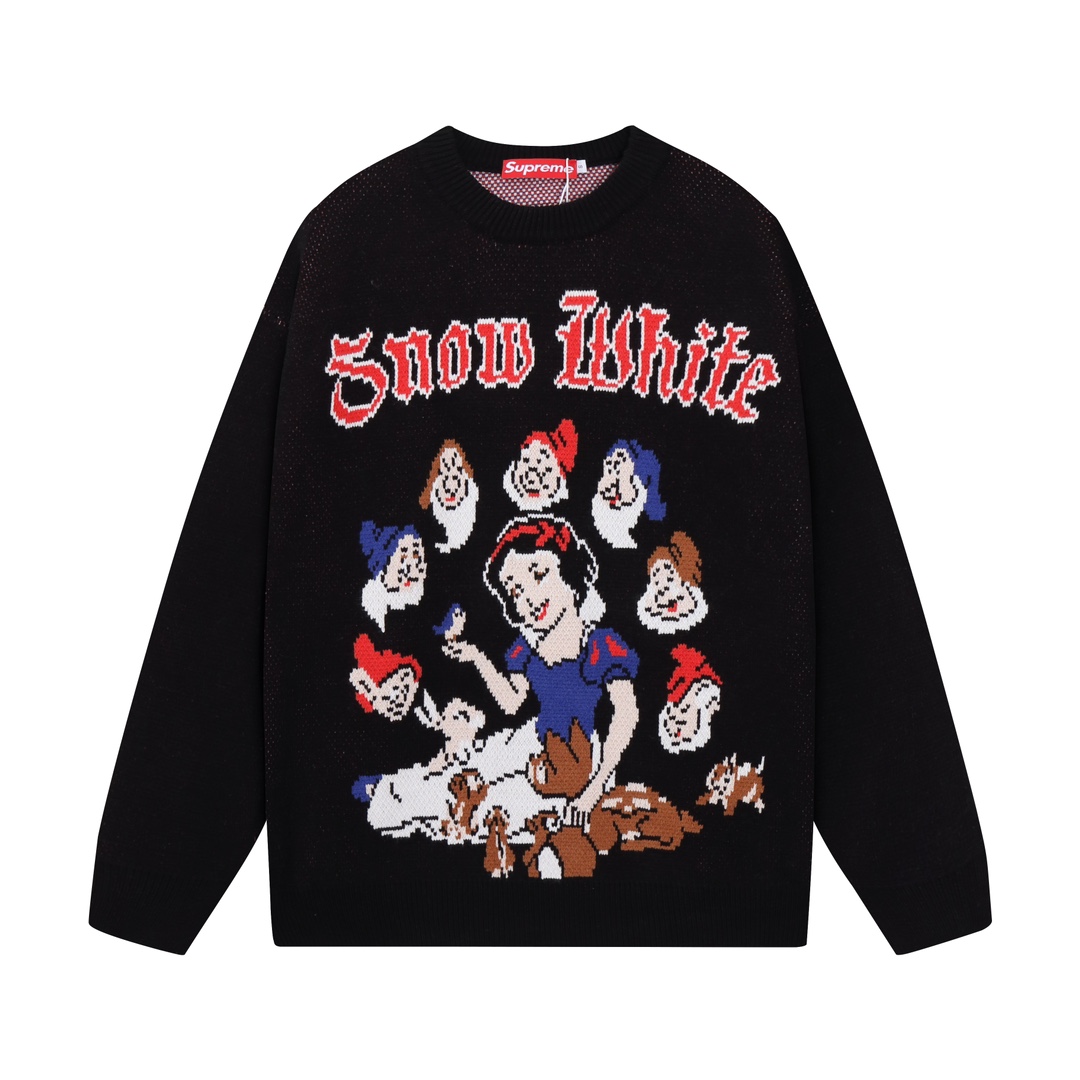 Supreme Vêtements Sweatshirts Noir Blanc