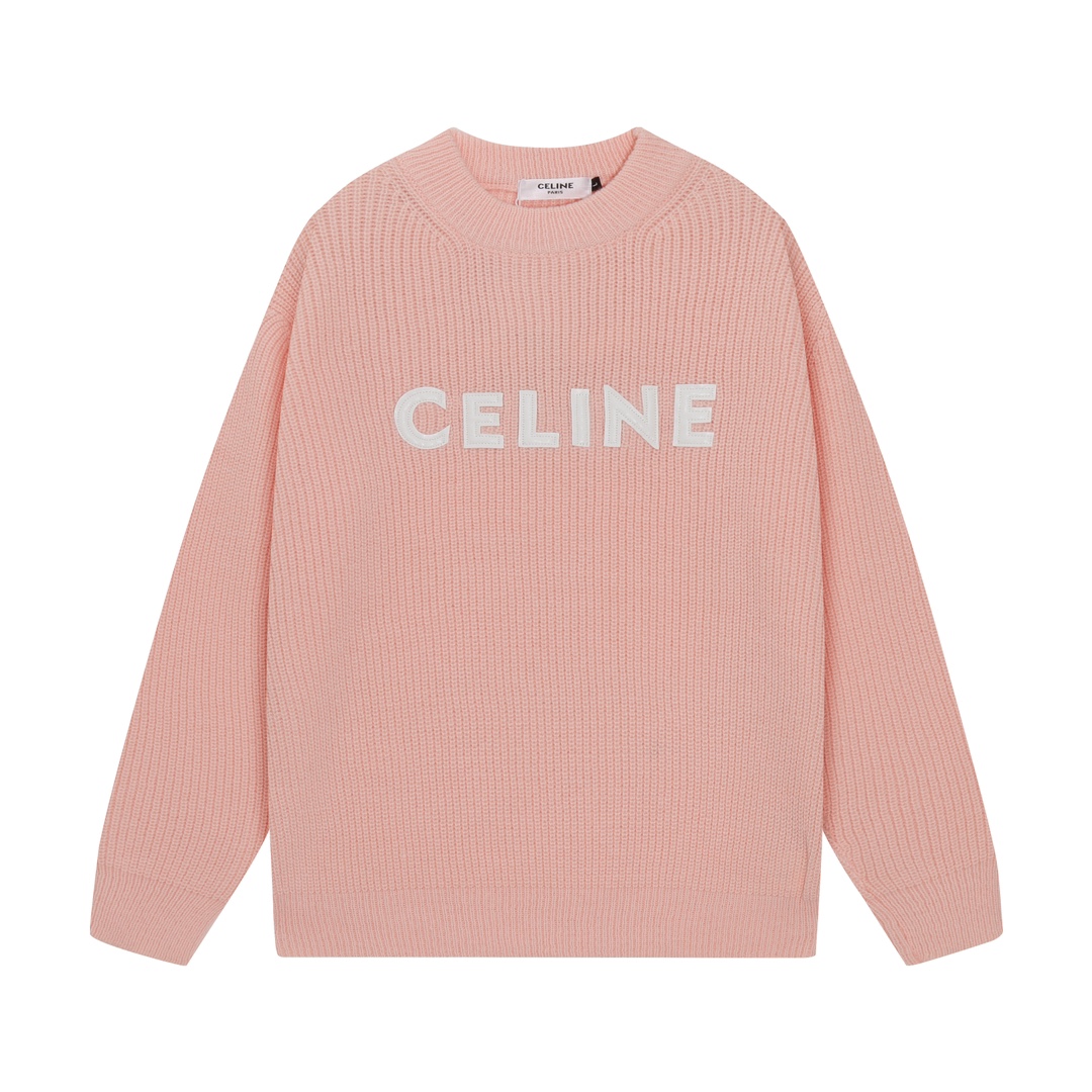 Celine Selin’s Pink Wool Coat with Classic Embroidery in Multiple Sizes - 图片 1
