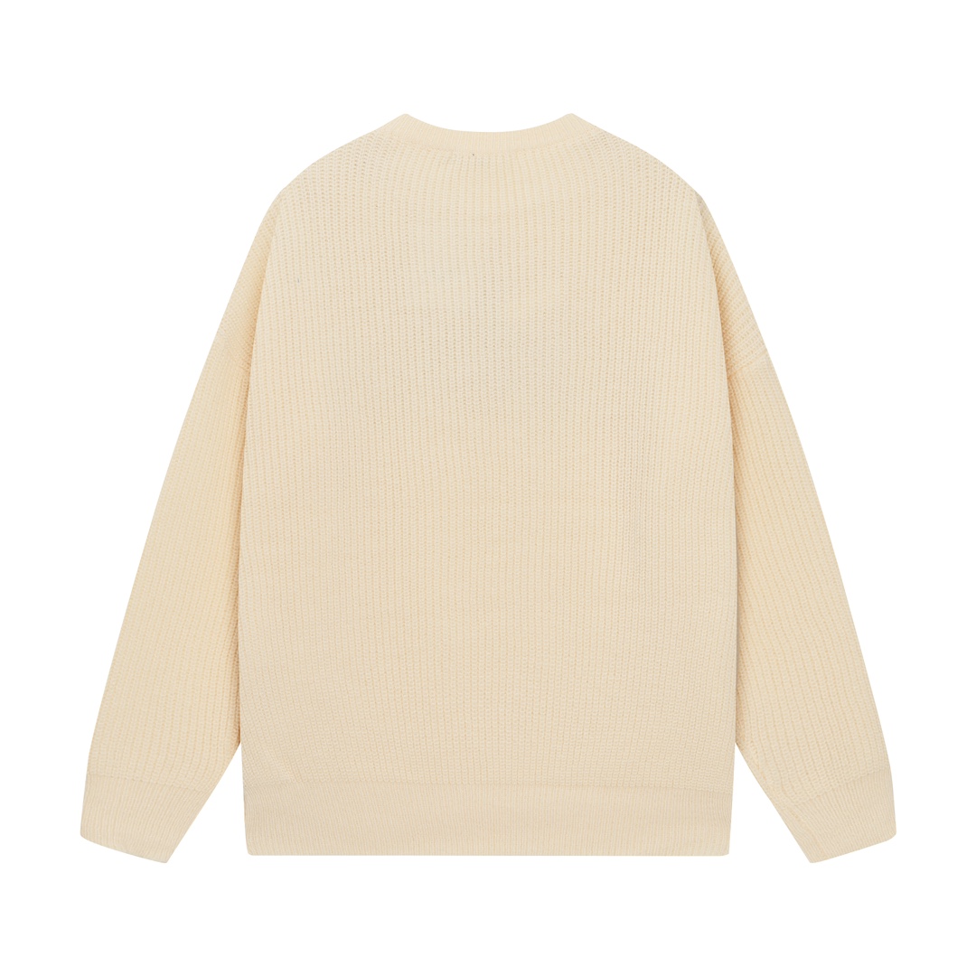 Celine Selin Almond Wool Coat with Sticker Letter Detail in Multiple Sizes - 图片 2