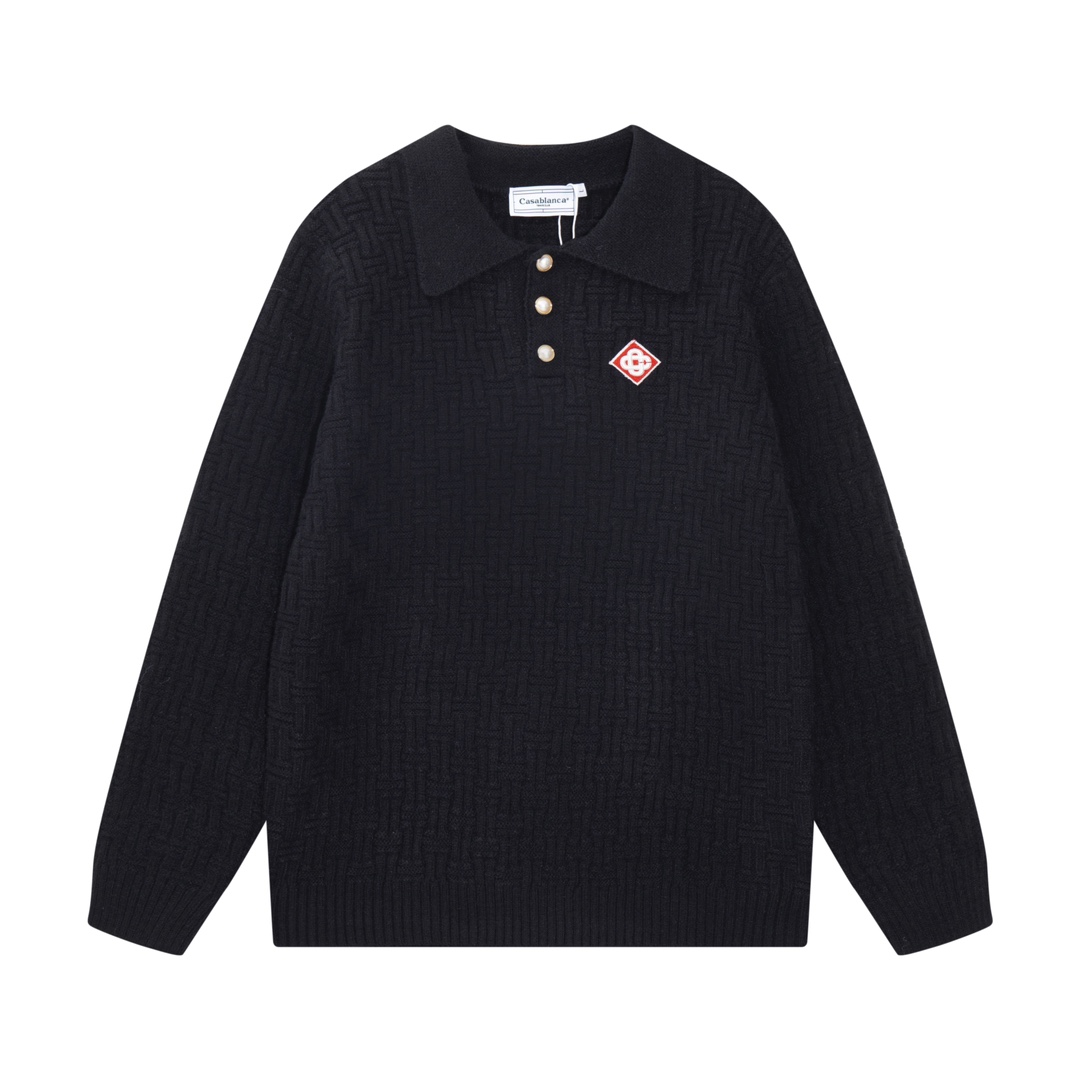 New Cashmere Sweaters in White and Black for Fall/Winter Season, Various Sizes Available - 图片 1