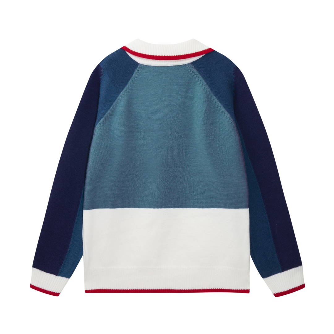 New Fall/Winter DB Sweaters in Light Blue and Deep Blue, Multiple Sizes Available - 图片 2