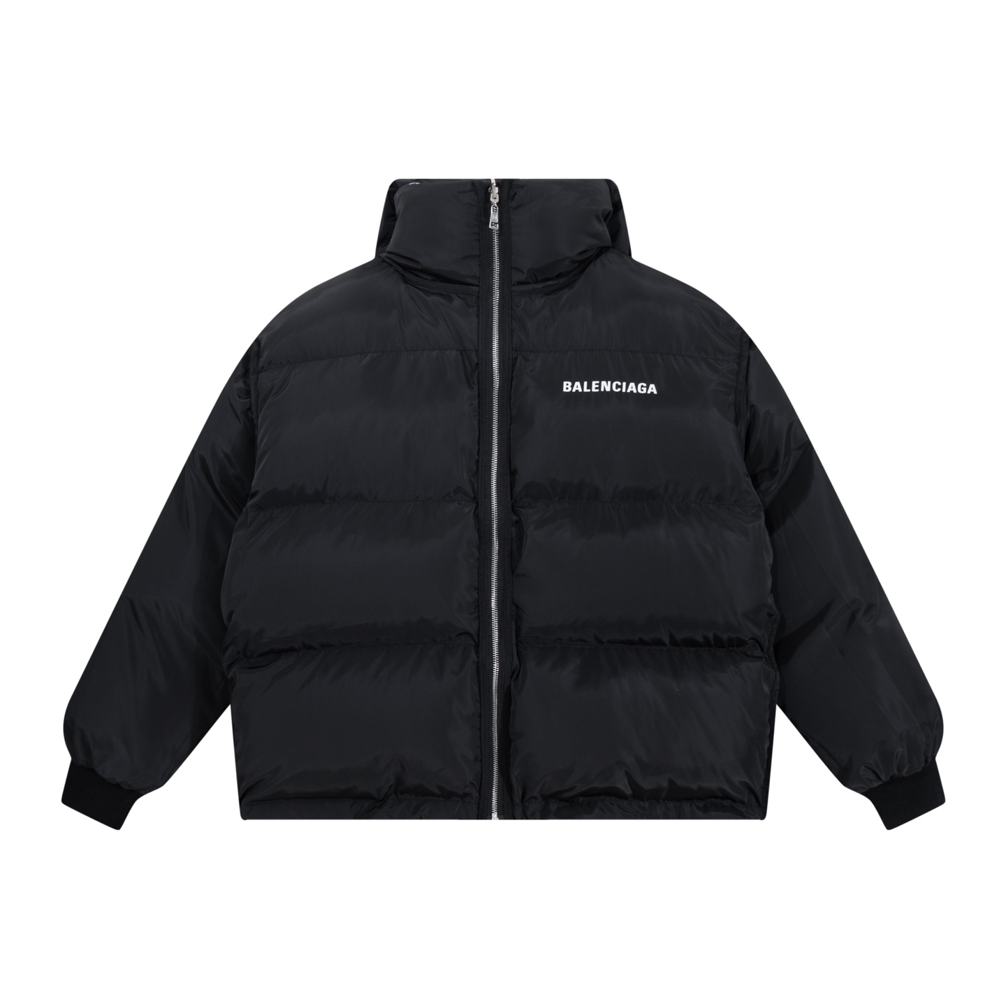 P320 París S casa doble cara letras impresión de barrido plumón + algodón chaqueta exterior unisex color: negro tallas:…