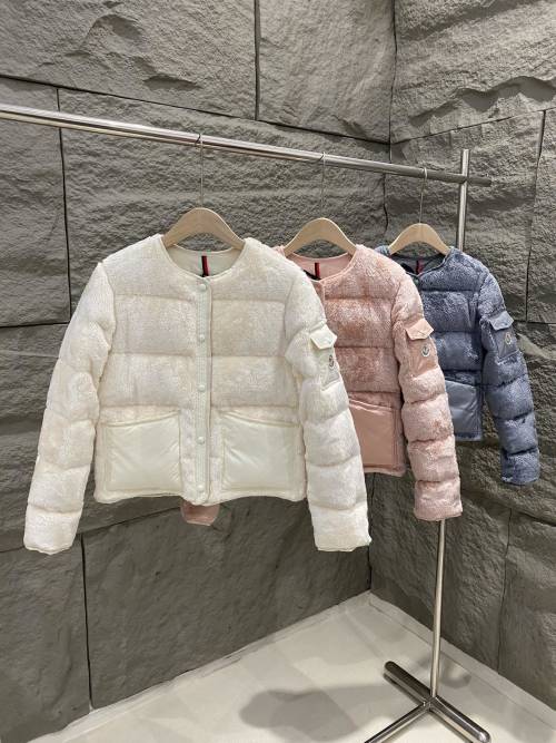 Floyrac Women's Teddy Down Jacket, White/Pink/Grey, Sizes 0/1/2/3 1 Floyrac Women's Teddy Down Jacket, White/Pink/Grey, Sizes 0/1/2/3