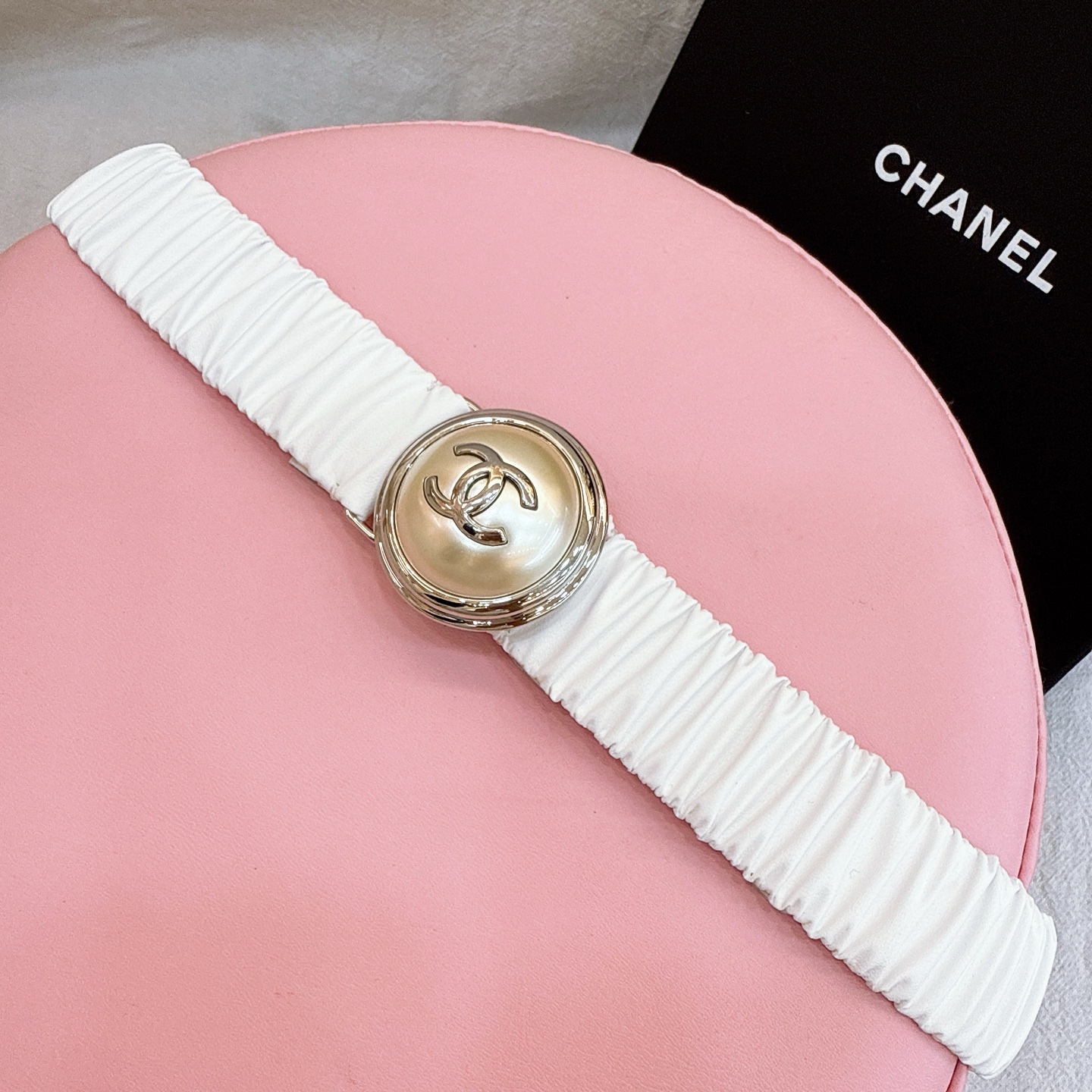 CHANEL belt chanel cc logo 3.0cm — photo 3