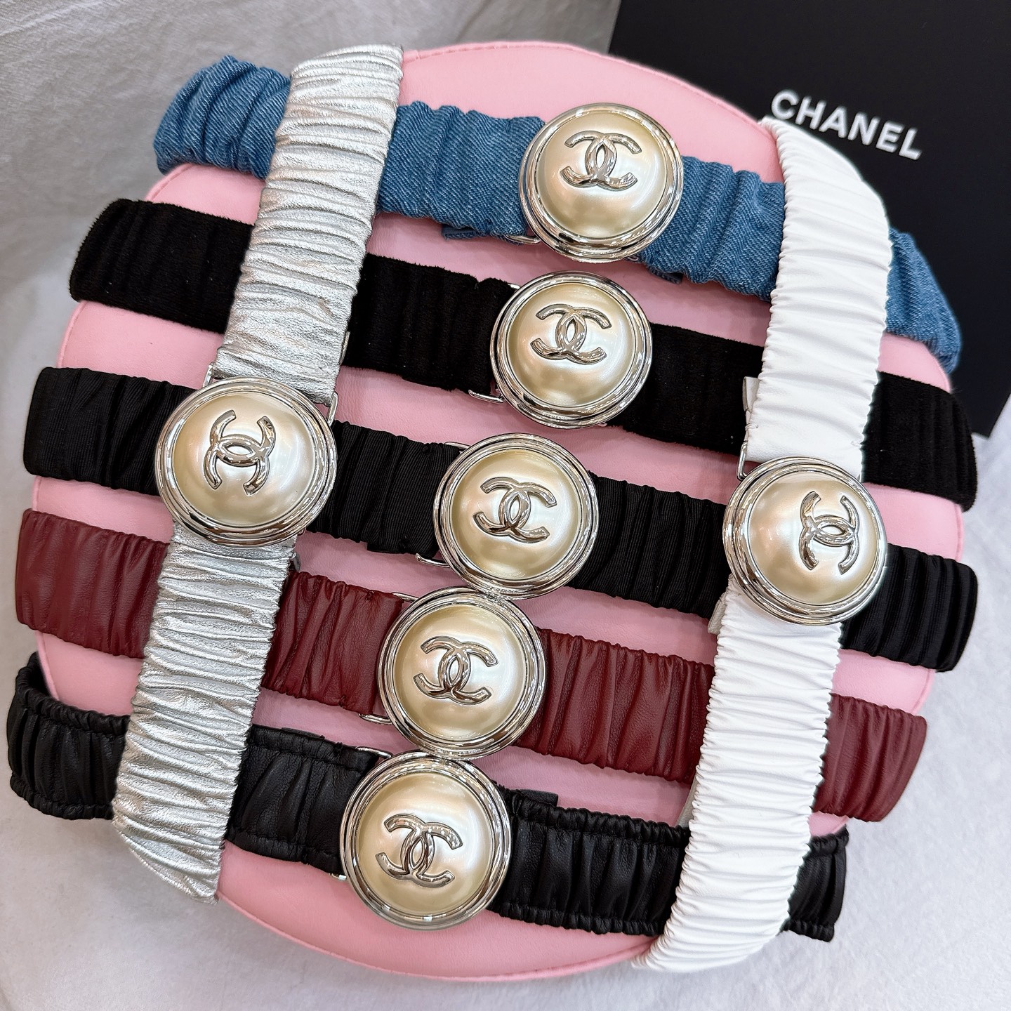 CHANEL belt chanel cc logo 3.0cm — photo 6