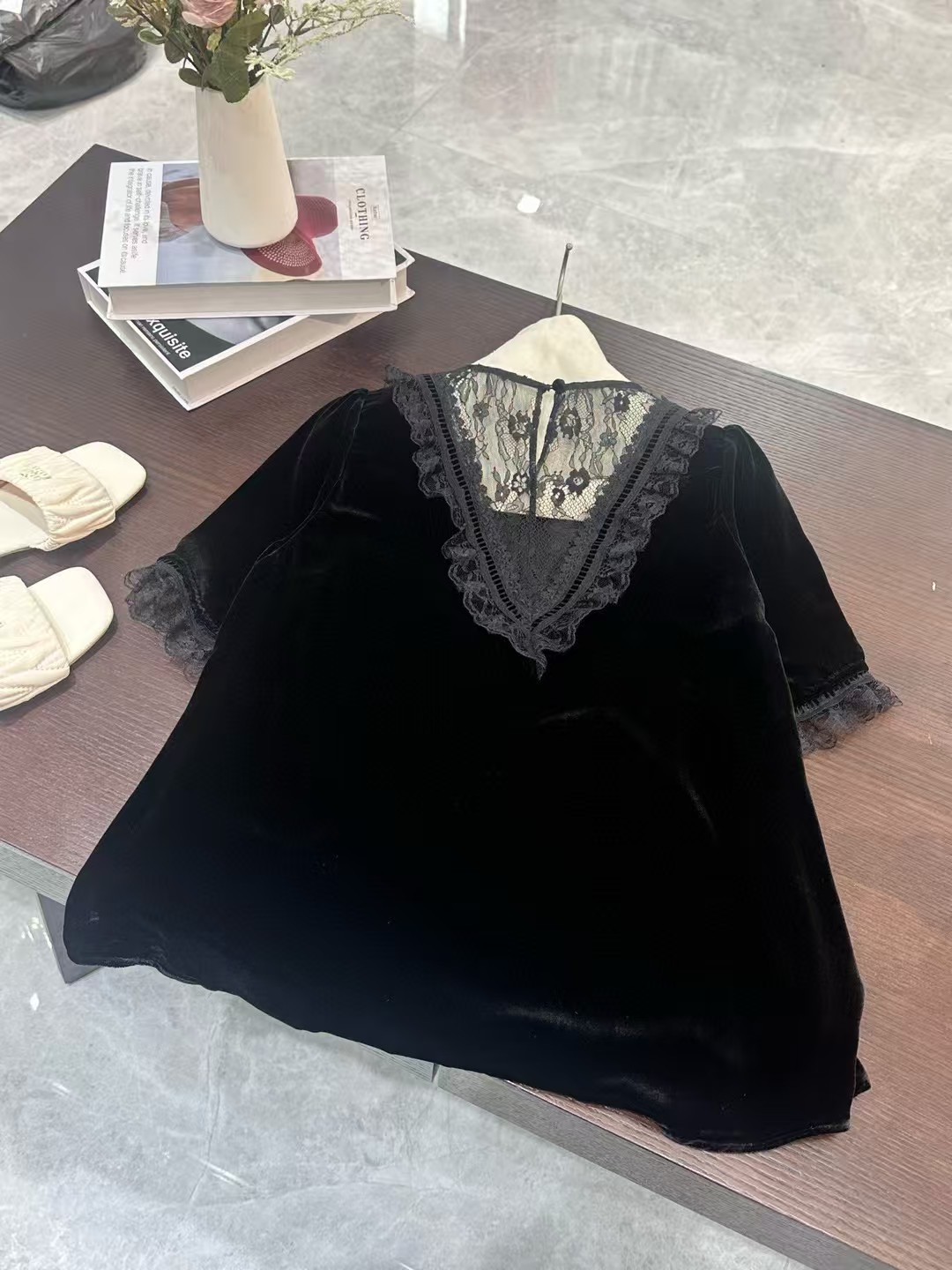 High-Quality Women’s Clothes with Fragrances, Tuxedos, Velvet, Lace, and Laces in SMLXL Sizes - 图片 6