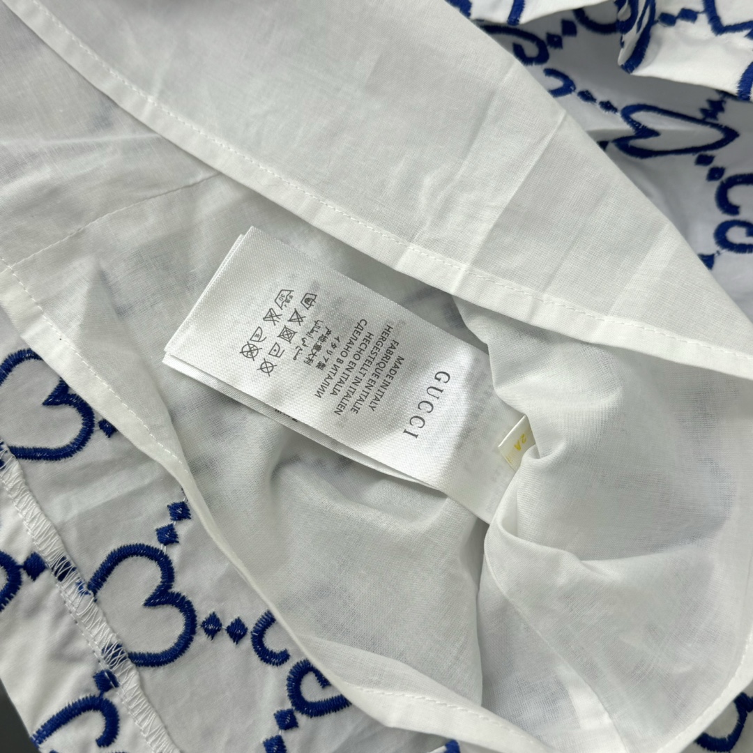 2025 Fashion: Customized Embroidery, Various Sizes, Classic Elements, High-Density “GC” Letters Embroidery - 图片 7