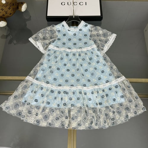 Gucci Kids Embroidered Tulle Dress - Elegant Designer Fashion for Girls 1 Gucci Kids Embroidered Tulle Dress - Elegant Designer Fashion for Girls