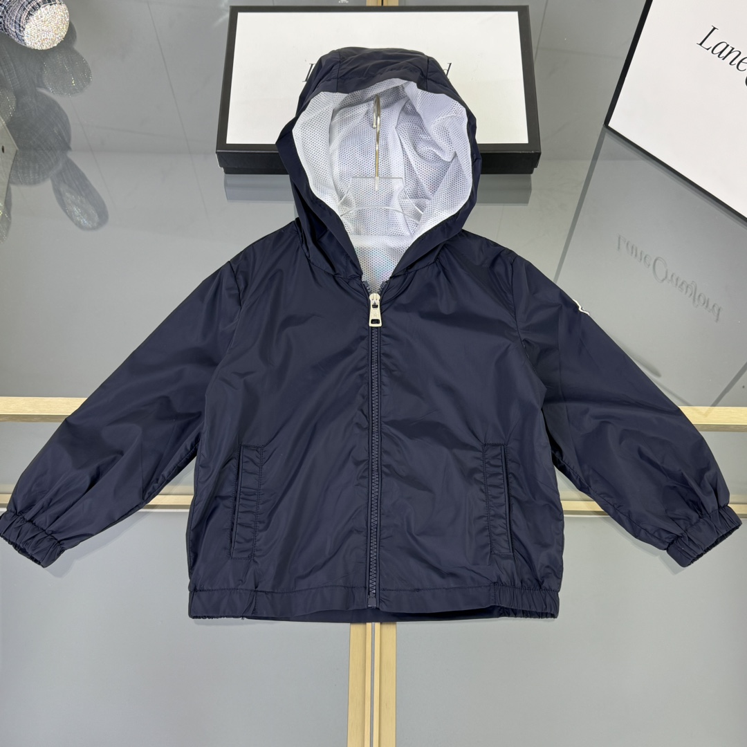 Moncler Kids' Lightweight Hooded Jacket - Classic Style & Comfort