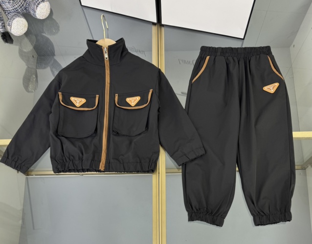 Prada Inspired Kids Tracksuit: Stylish Retro Outfit for Boys & Girls 1 Prada Inspired Kids Tracksuit: Stylish Retro Outfit for Boys & Girls