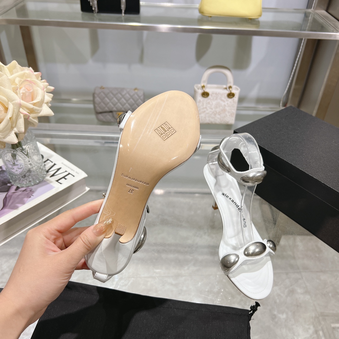 Luxurious Queen: Original Alexand Wang 2024 Shoe Mats with High-Bulleted Design - 图片 9