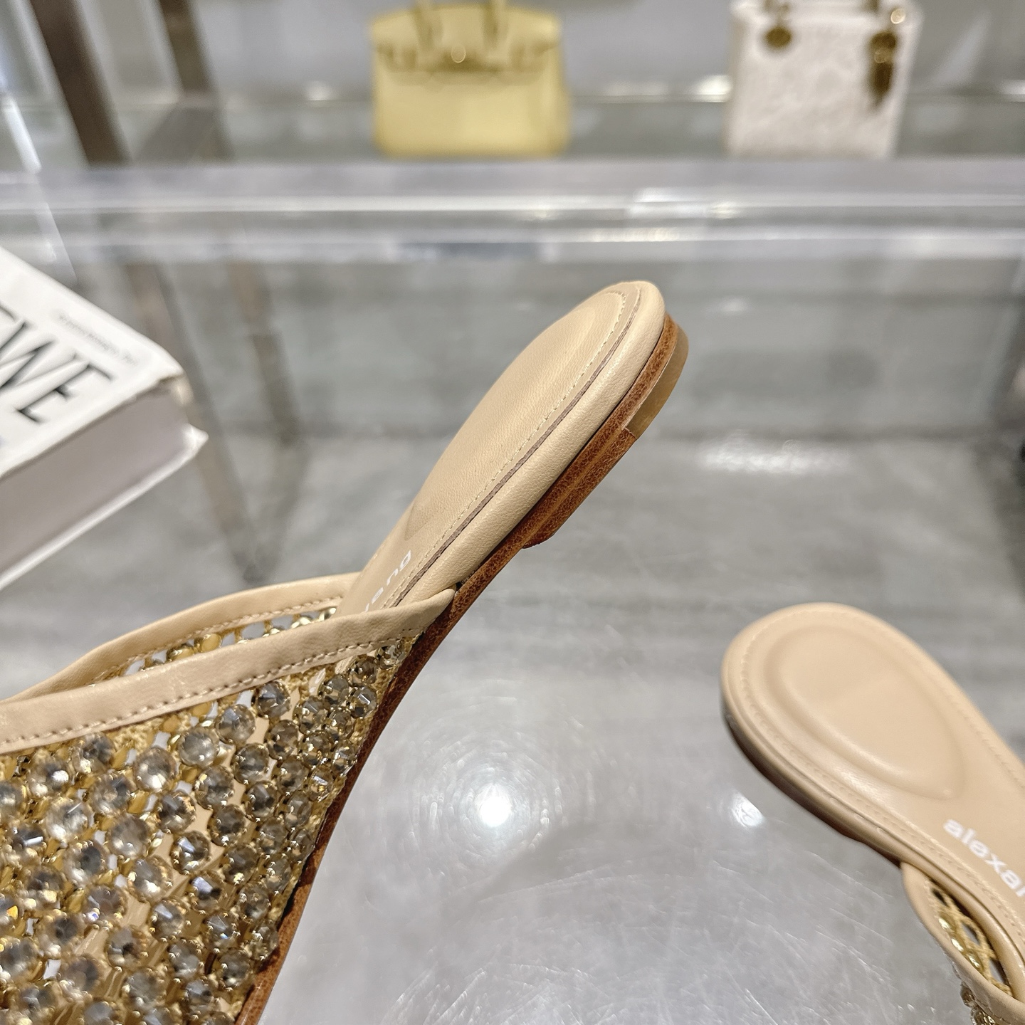 Alexander Wang Rhinestone Embellished Mules Pointed Toe Flats Slides 8 i1743317750045 14 0 6