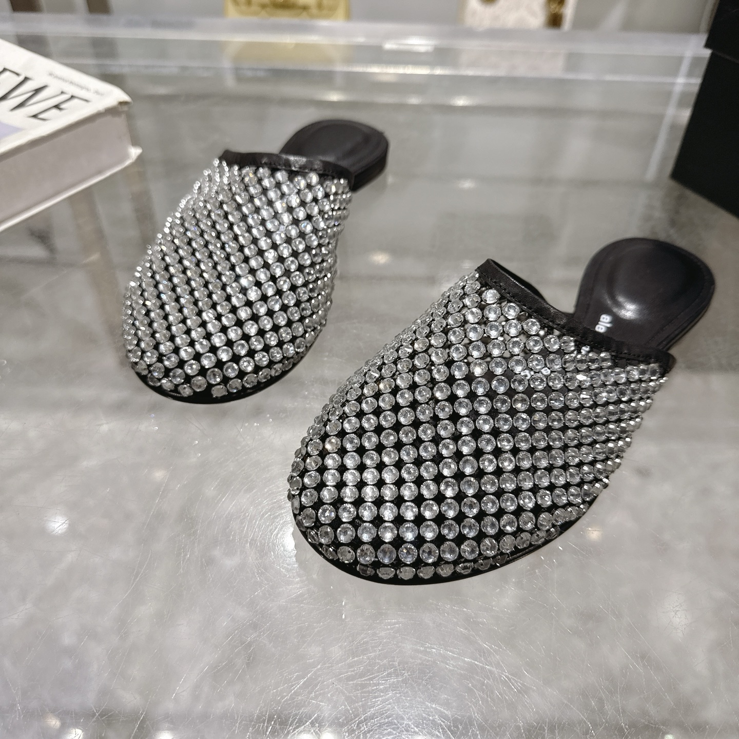 Alexander Wang Rhinestone Mesh Pointed Toe Mules 9 i1743317776144 4302 0 7