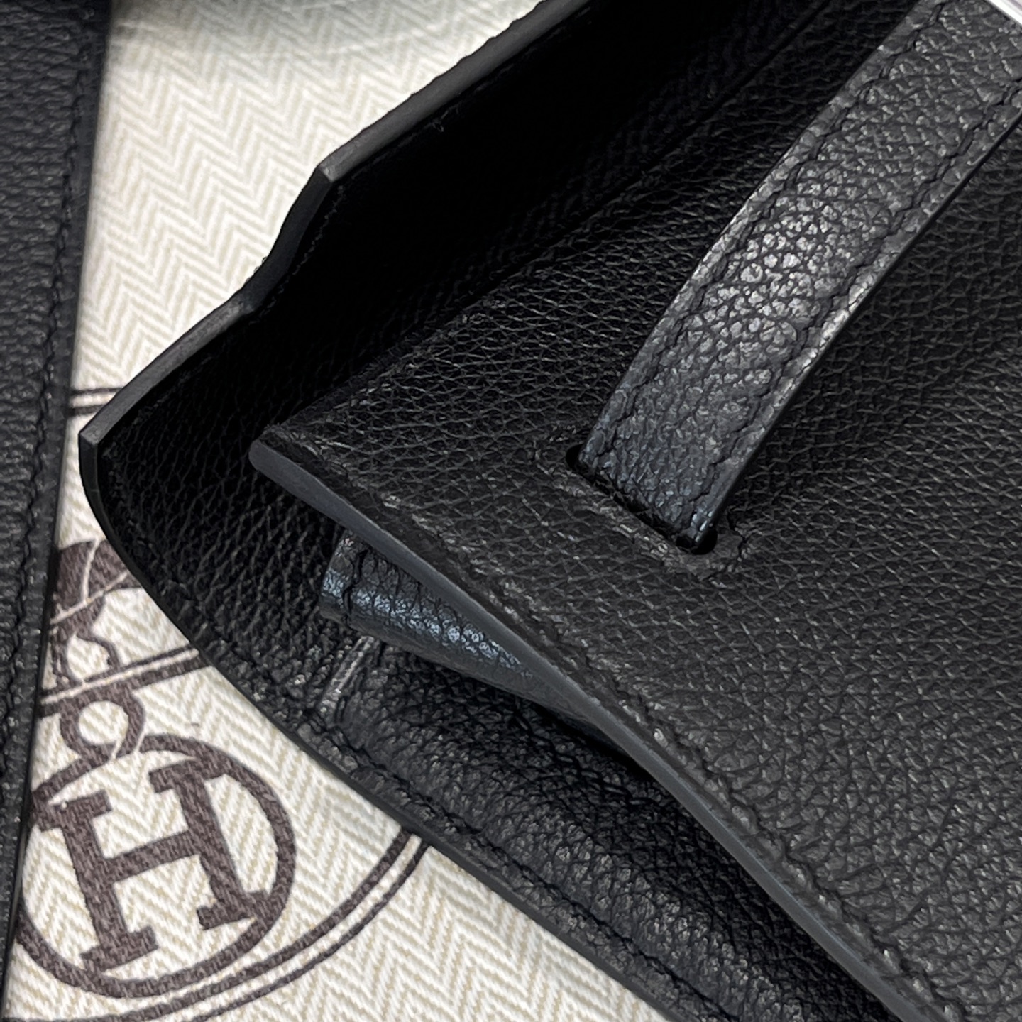 Hermès Kelly dance dance bag black silver buckle