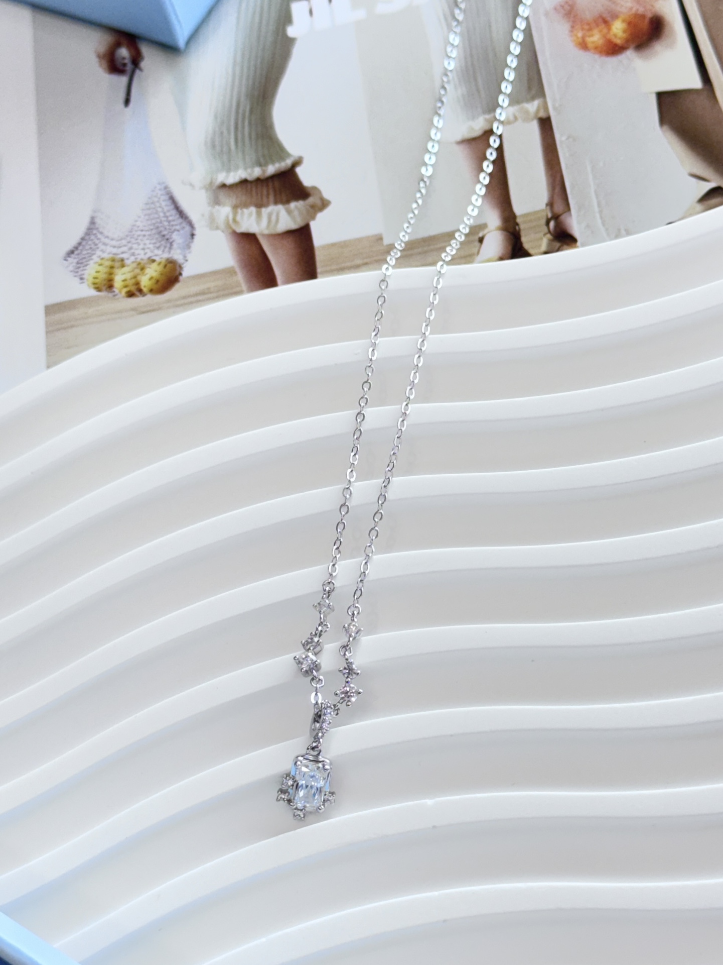 HEFANG Nebula Sugar Cube Necklace - Comprehensive 5