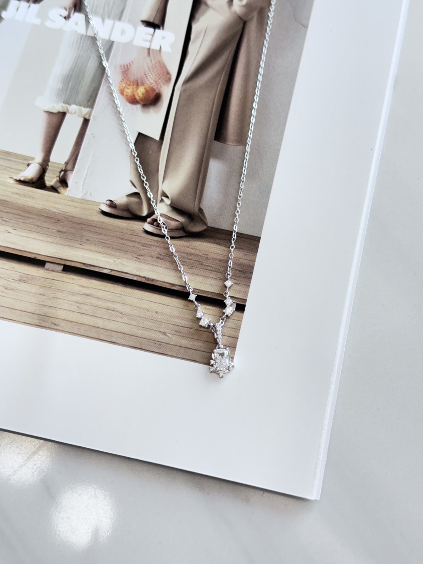 HEFANG Nebula Sugar Cube Necklace - Comprehensive 8
