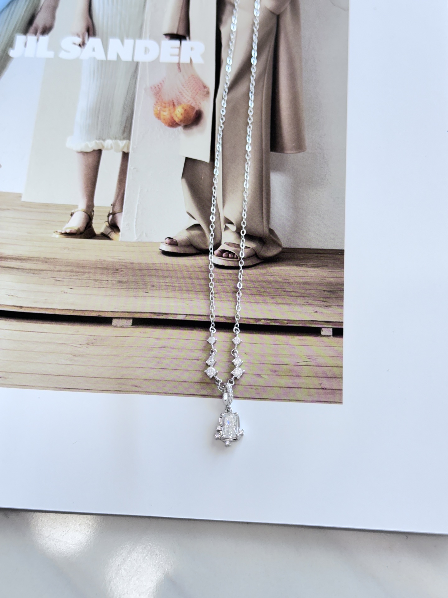 HEFANG Nebula Sugar Cube Necklace - Comprehensive 7