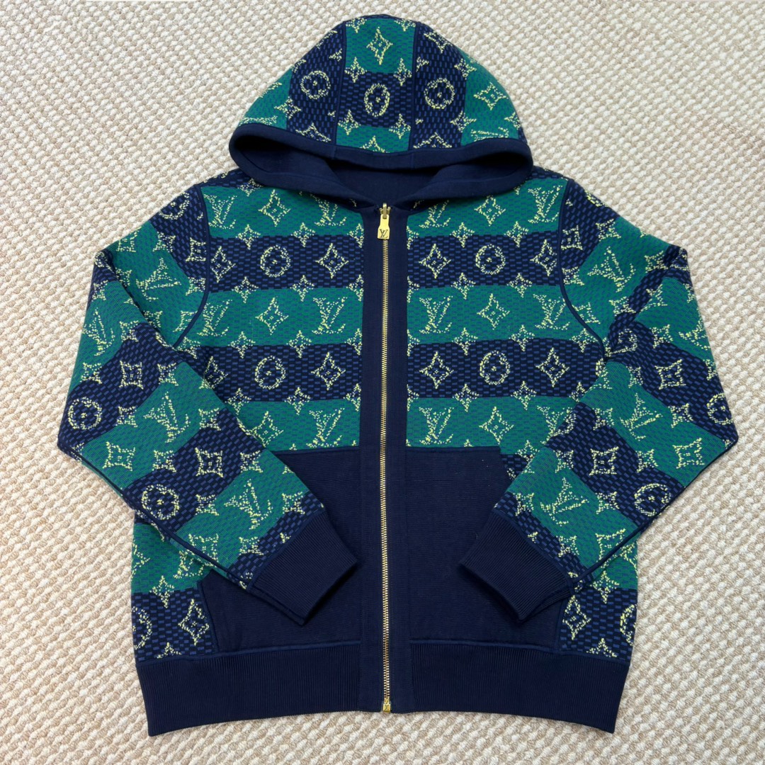 Louis Vuitton Reversible Monogram Zip-Up Hoodie