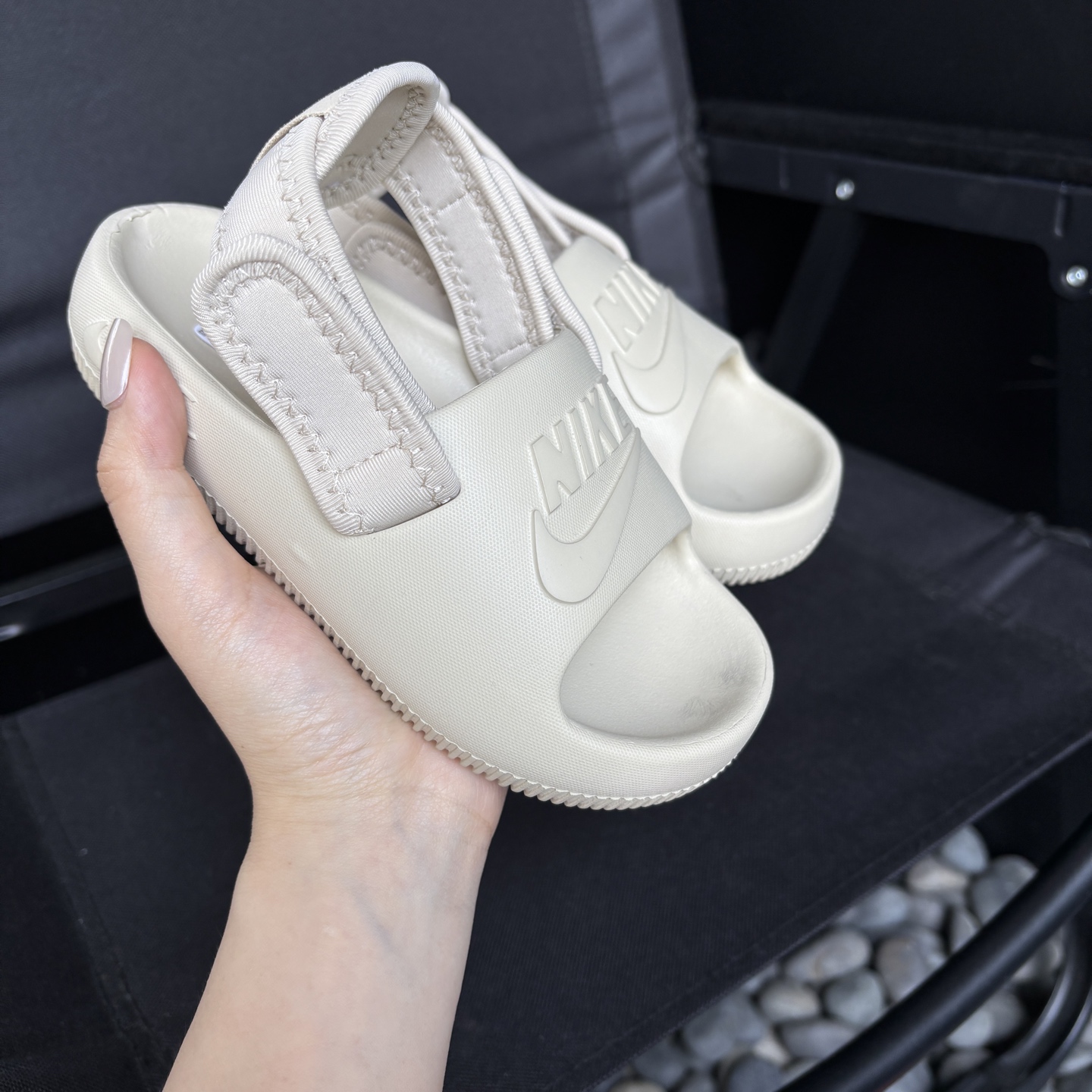 图片[3]-🌟Nike夏季露趾魔术贴两穿凉鞋 采用双开魔术贴设计 方便宝贝穿脱✅后跟走线工整，细节🈵🈵 两穿设计，水上娱乐更方便 尺码22-35-选品中心