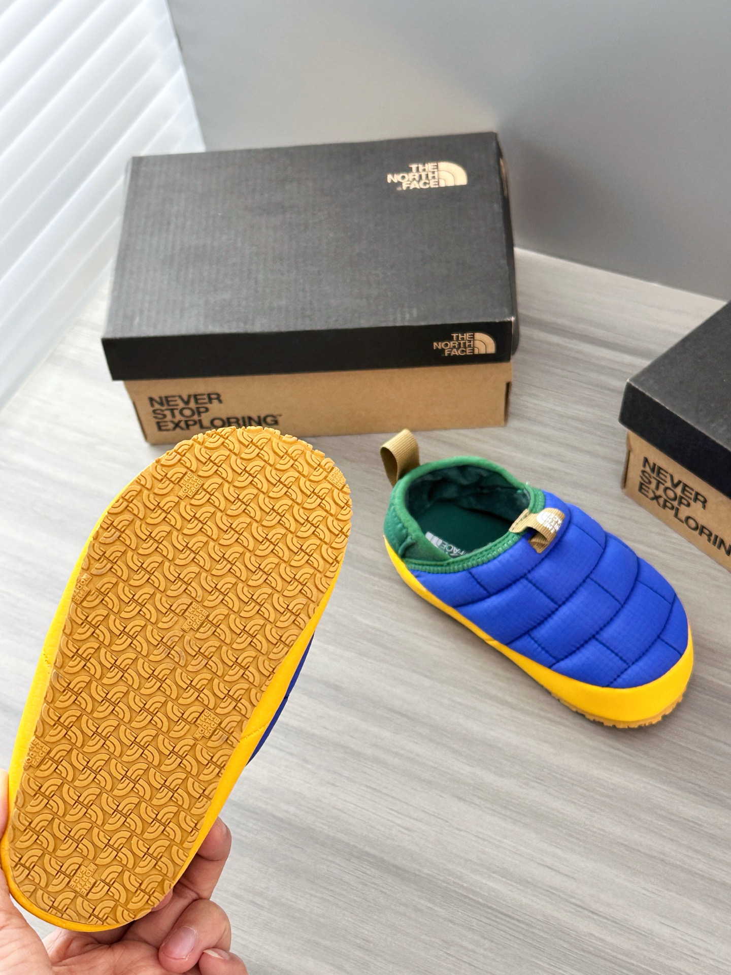 图片[6]-📷实拍细节–原相机直出原图 💙💚 又保暖，又好看，又百搭，一脚蹬穿脱又方便，新配色在秋冬真的非常吸睛-选品中心