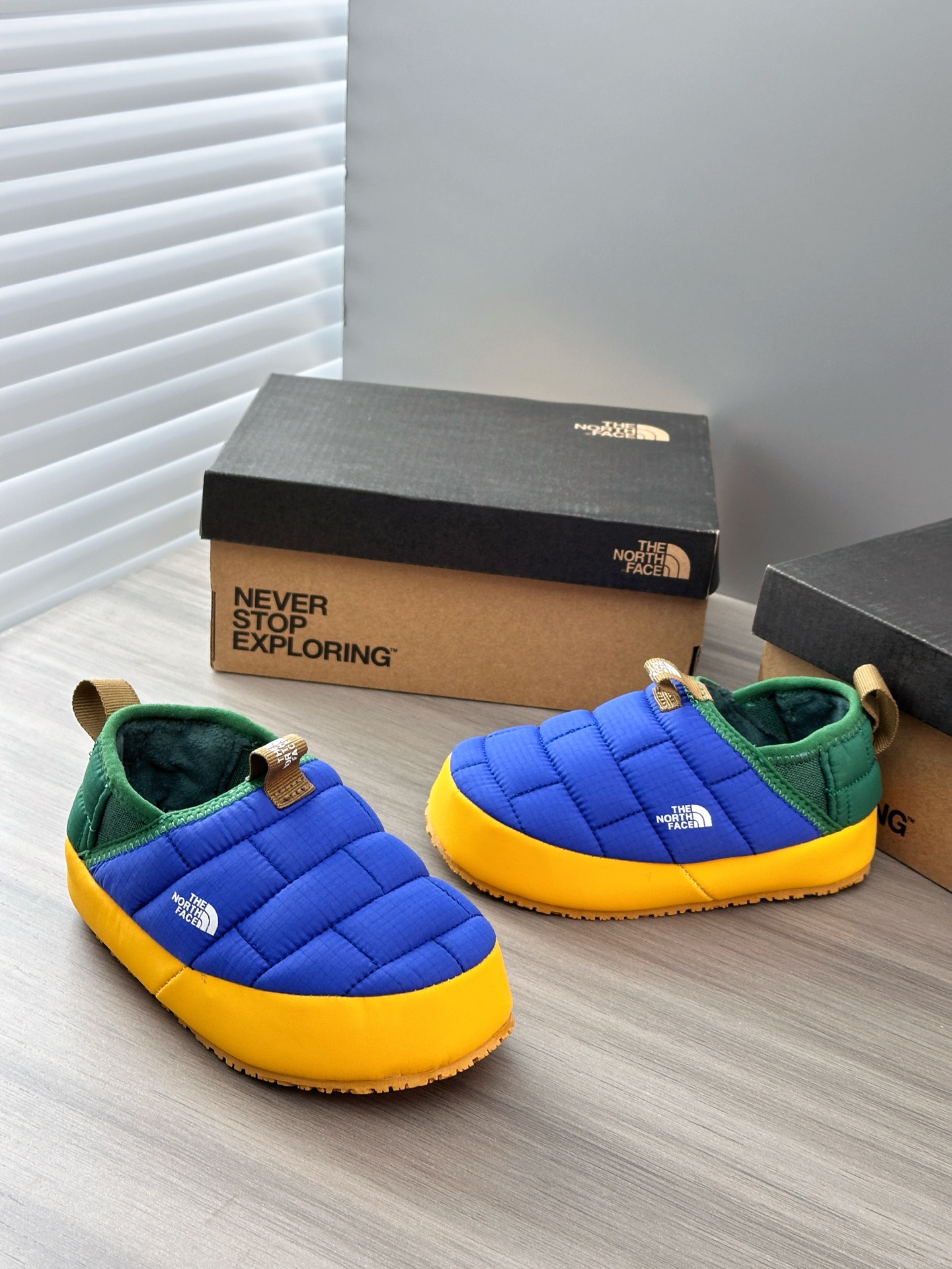 图片[9]-📷实拍细节–原相机直出原图 💙💚 又保暖，又好看，又百搭，一脚蹬穿脱又方便，新配色在秋冬真的非常吸睛-选品中心