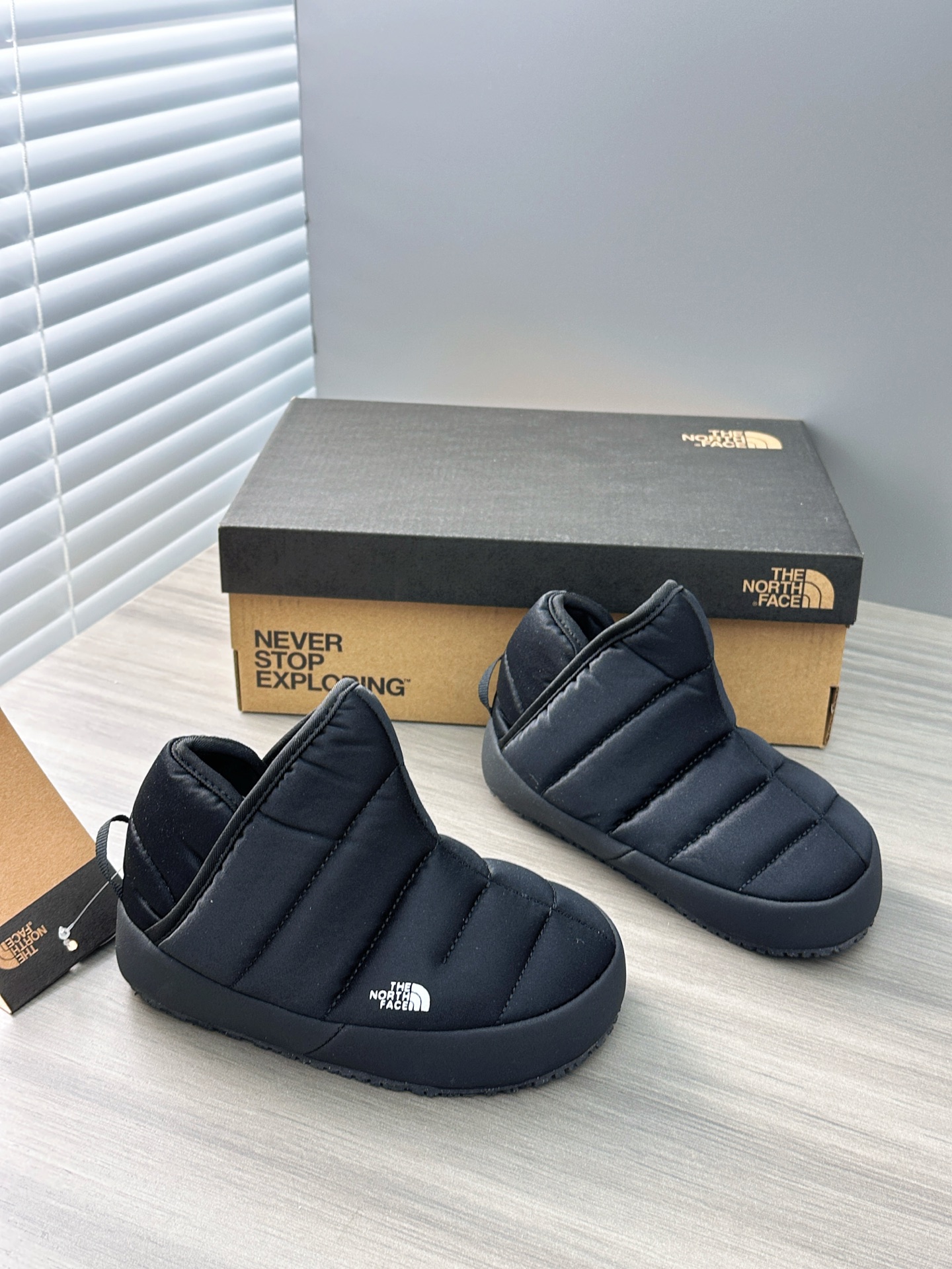 图片[7]-📷实拍细节–原相机直出原图 独家北面高帮新款，经典黑色🖤，永远经典的配色，随便搭配任何裤子，回头率拉满💯-选品中心