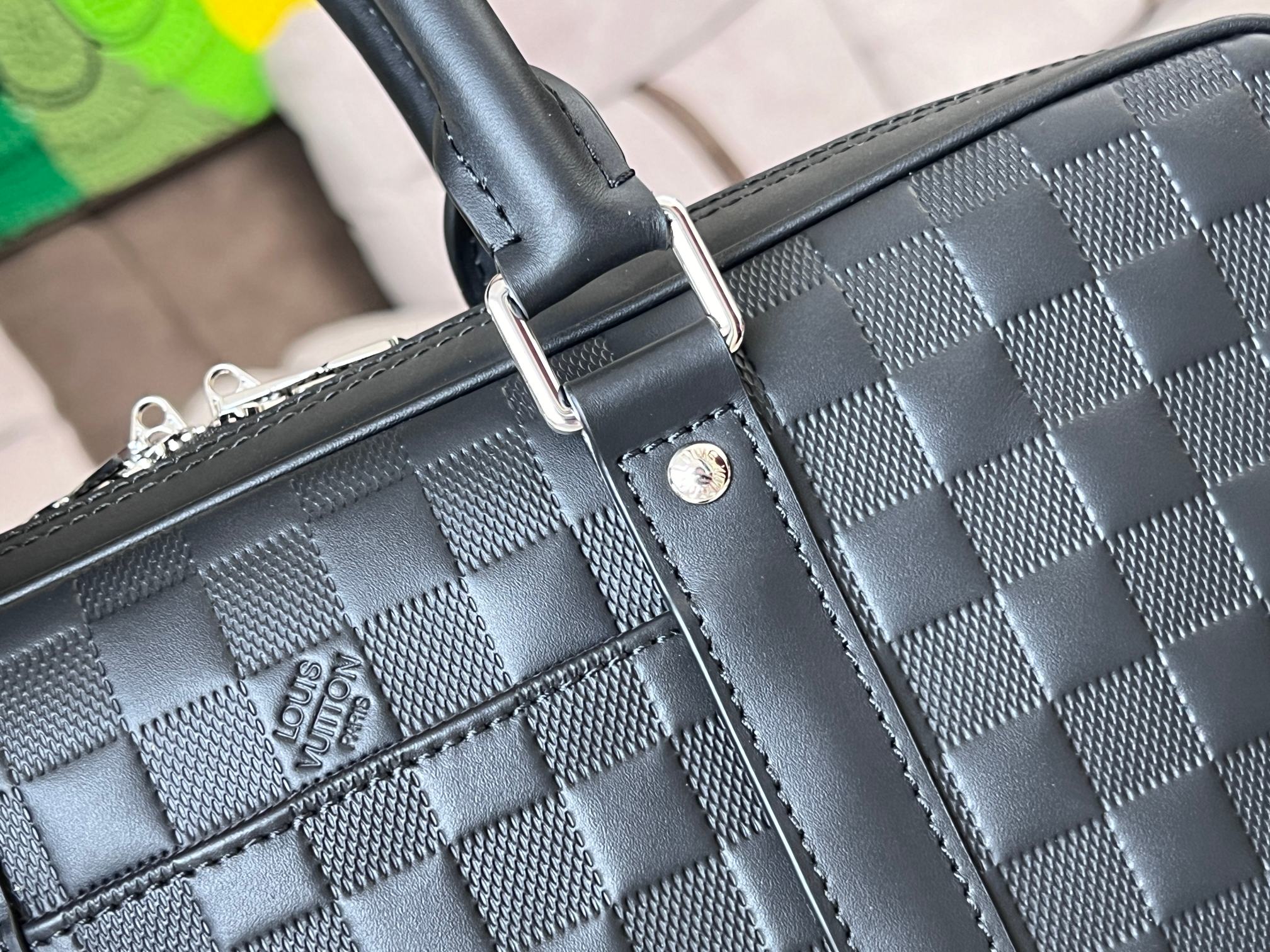 NO:199128,[New product, top-level original order, model N40444 grille] This Voyage small briefcase has more details..., LV [top-level original order], louis vuitton19860909【新品,顶级原单,型号 N40444压格】本款 Voyage 小号公文包更多细节……,LV【顶级原单】,louis vuitton,Bag