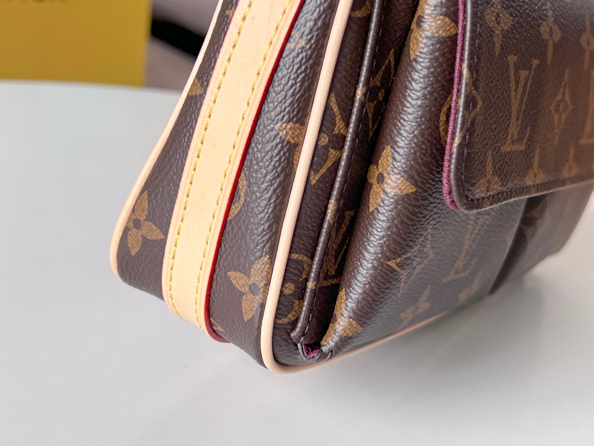 NO:200726,Top original single model M46999 Presbyterian (webing) camel bag, more details..., LV [top original single], louis vuitton19860909顶级原单型号M46999 老花(织带)骆驼包 ,更多细节……,LV【顶级原单】,louis vuitton,Bag