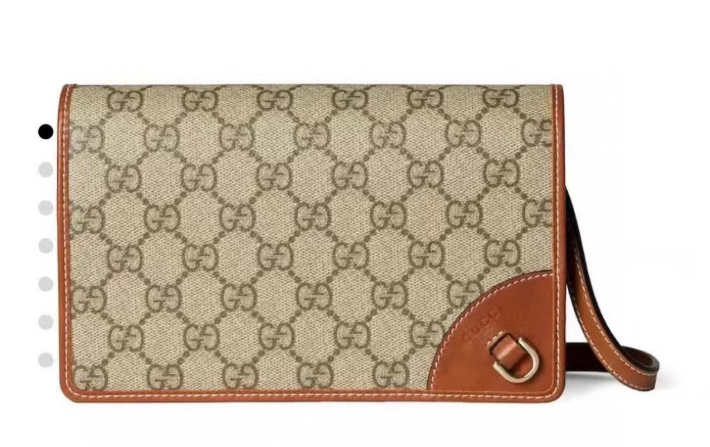 Gucci Torby typu crossbody i na ramię Luksusowa replika 7 -gwiazdkowa
 Kolor moreli Beżowy Brązowy Ciemny brązowy Płótno Mini