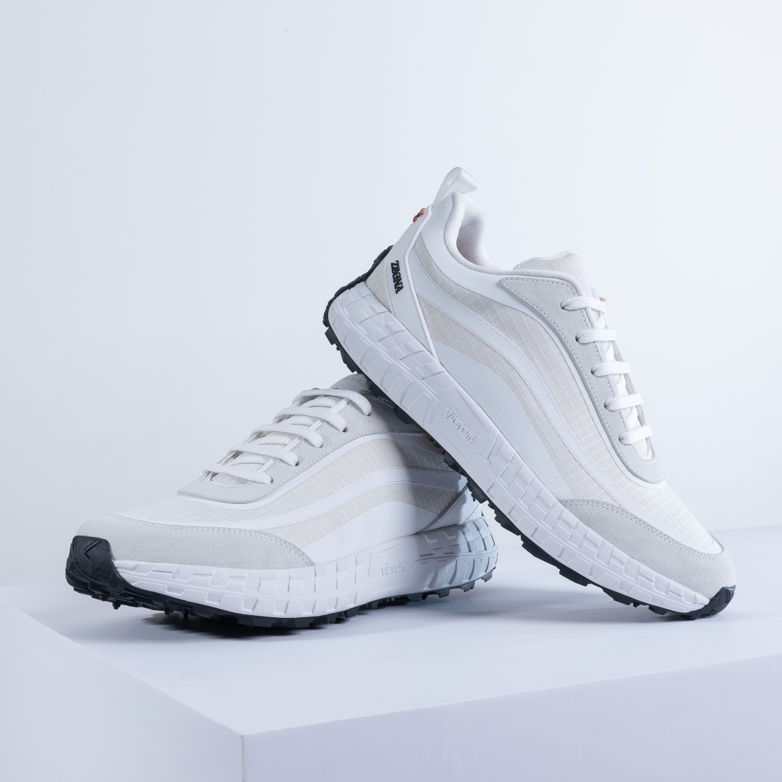 480Ermenegildo Zegna Ermenegildo Zegna Otoño/Invierno Zapatillas deportivas acolchadas impermeables 
